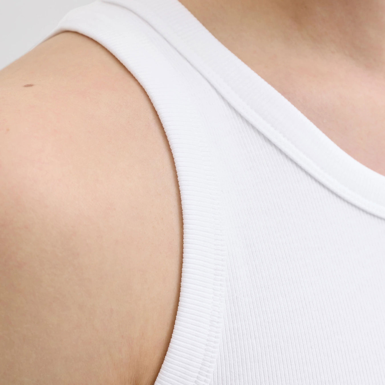 Jack & Jones JJEORGANIC singlet, Bright White, large image number 3