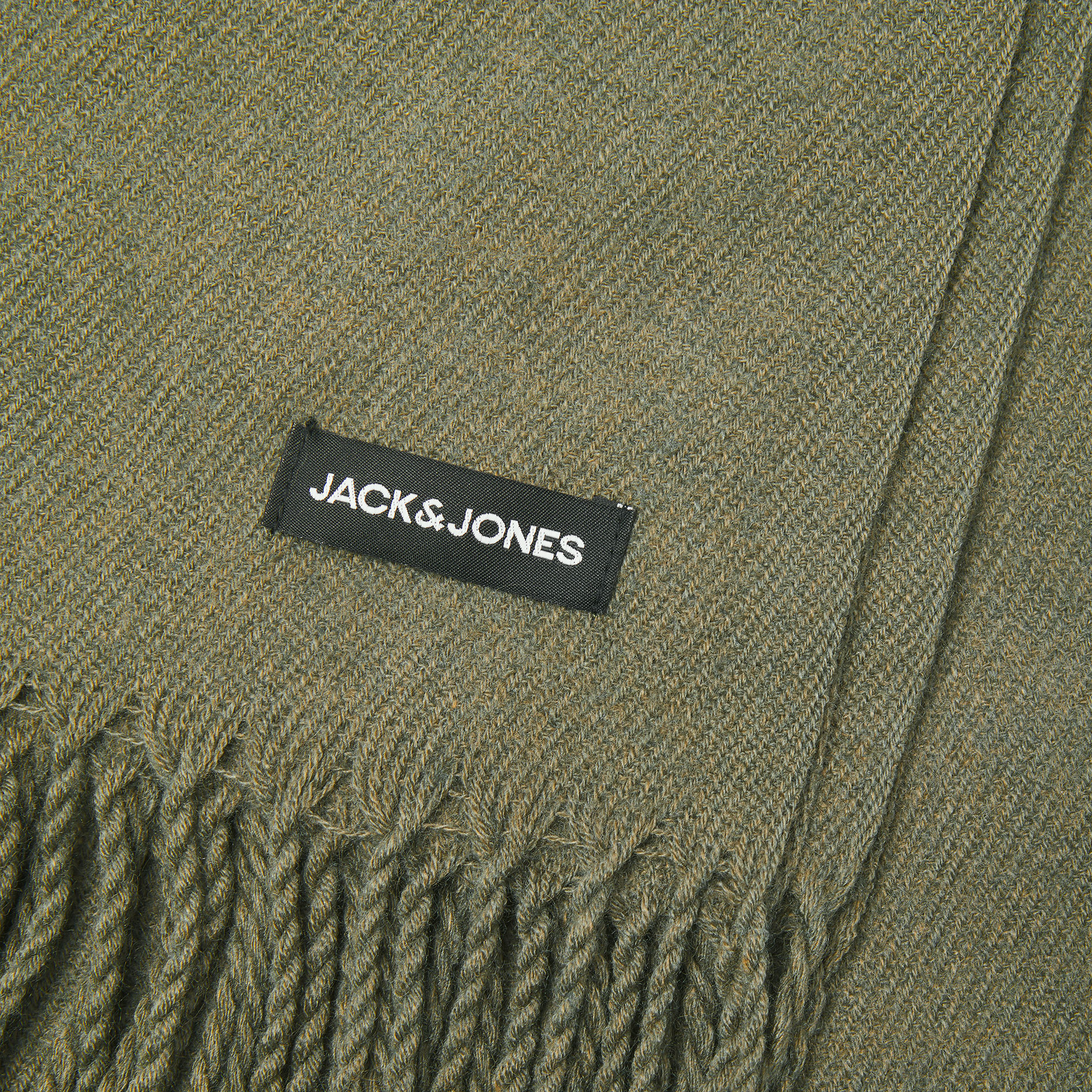 Jack & Jones JACSOLID scarf, Dusty Olive, Dusty Olive, large image number 2