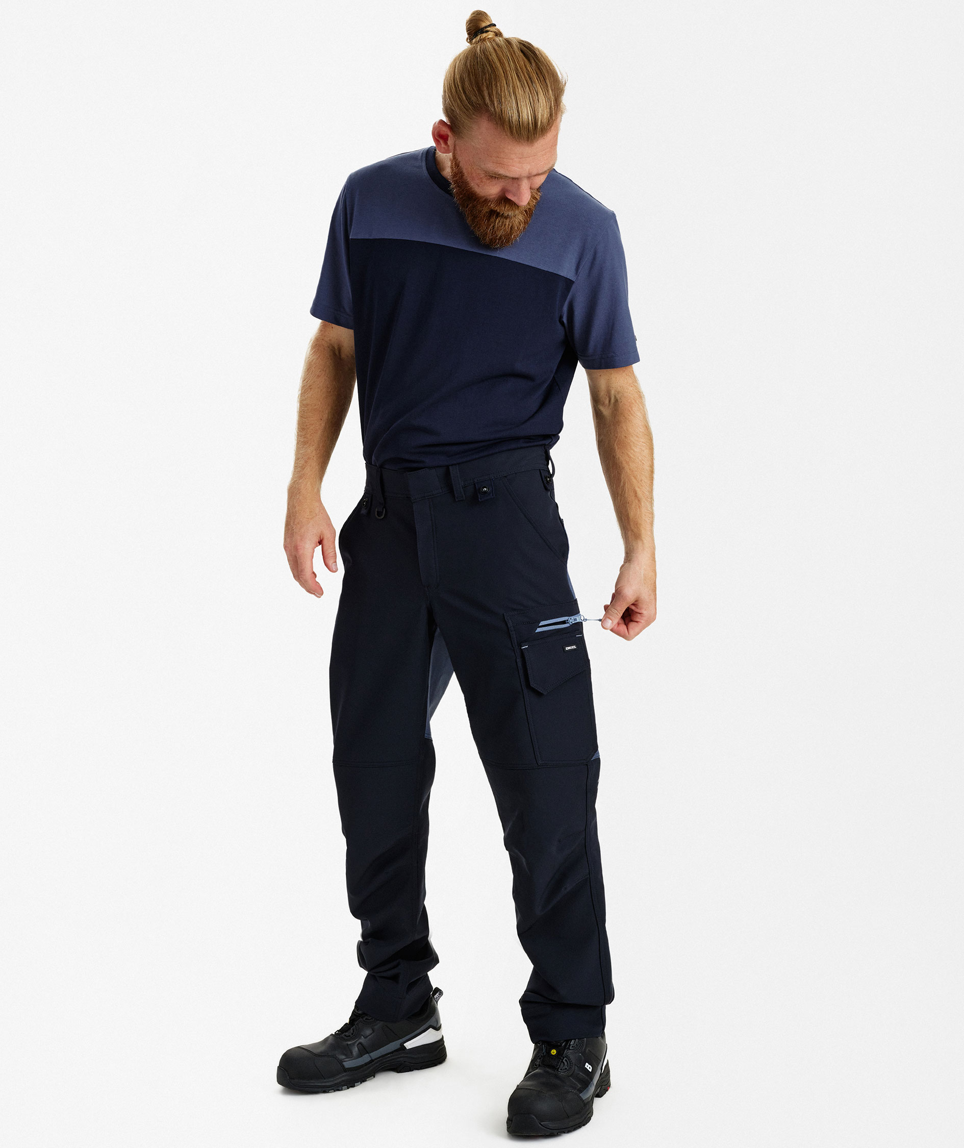 Engel Entire service trousers full stretch, Deep Blue/Dark Sea, large image number 2
