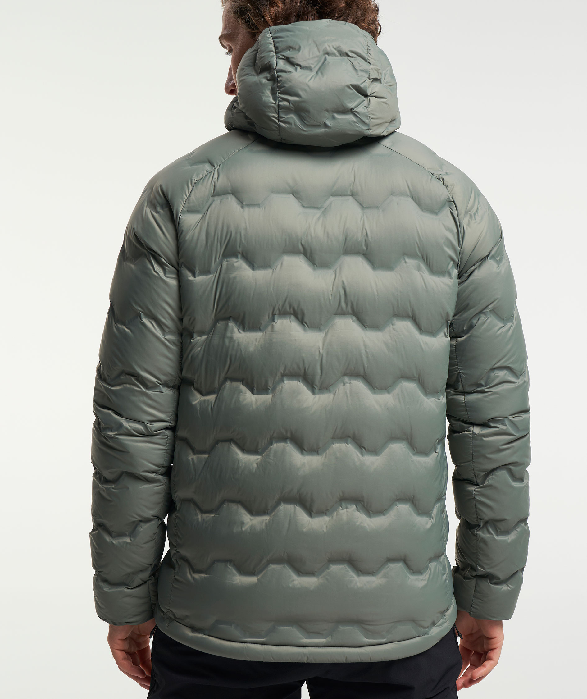 Tenson TXlite Shibui down jacket, Grey Green, large image number 8