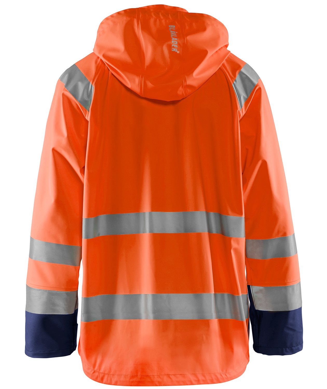 Bl&aring;kl&auml;der rain jacket Level 1, Hi-vis Orange/Marine