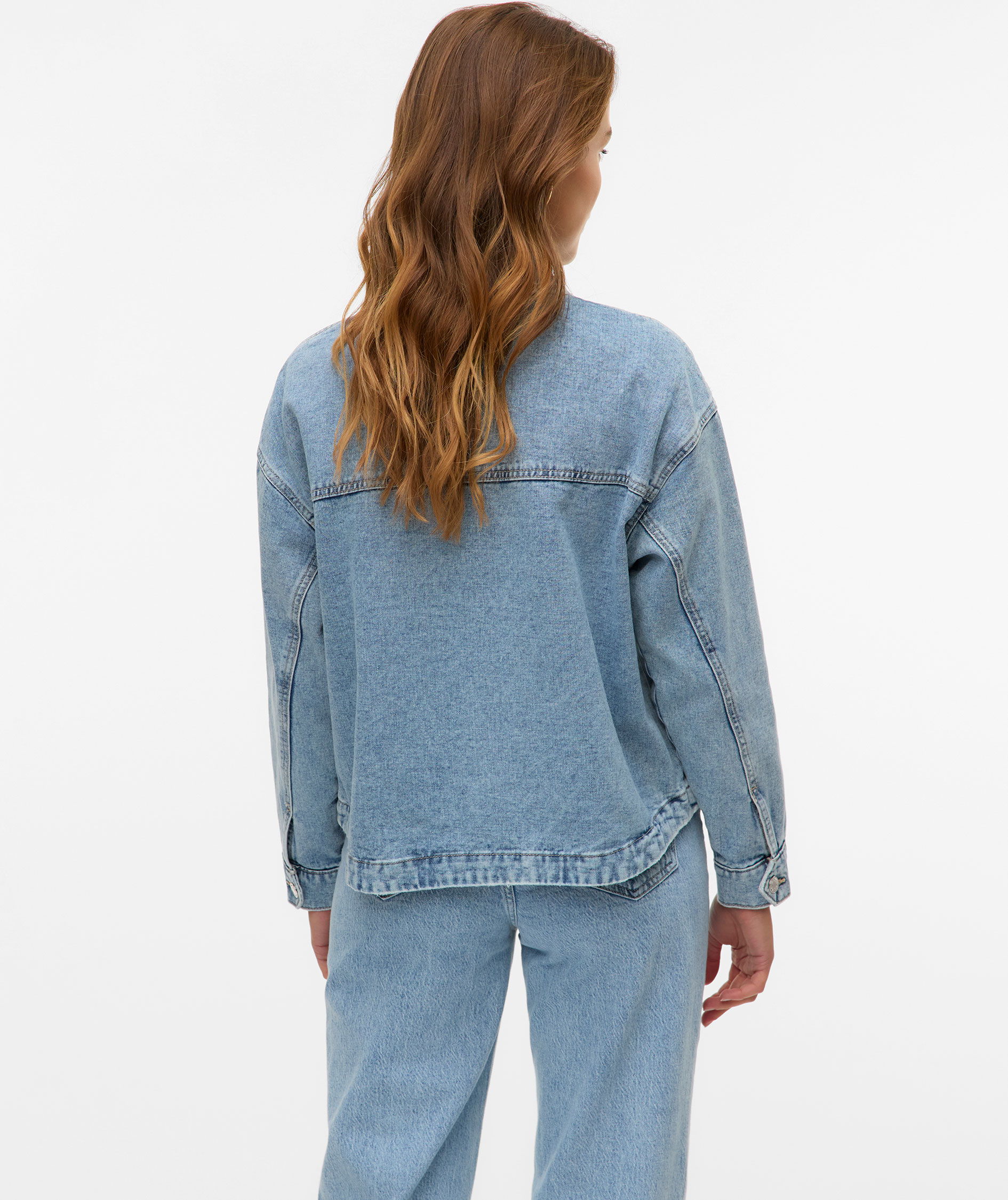 Vero Moda VMJAMIE Denim Hemdjacke, Light Blue Denim, large image number 3