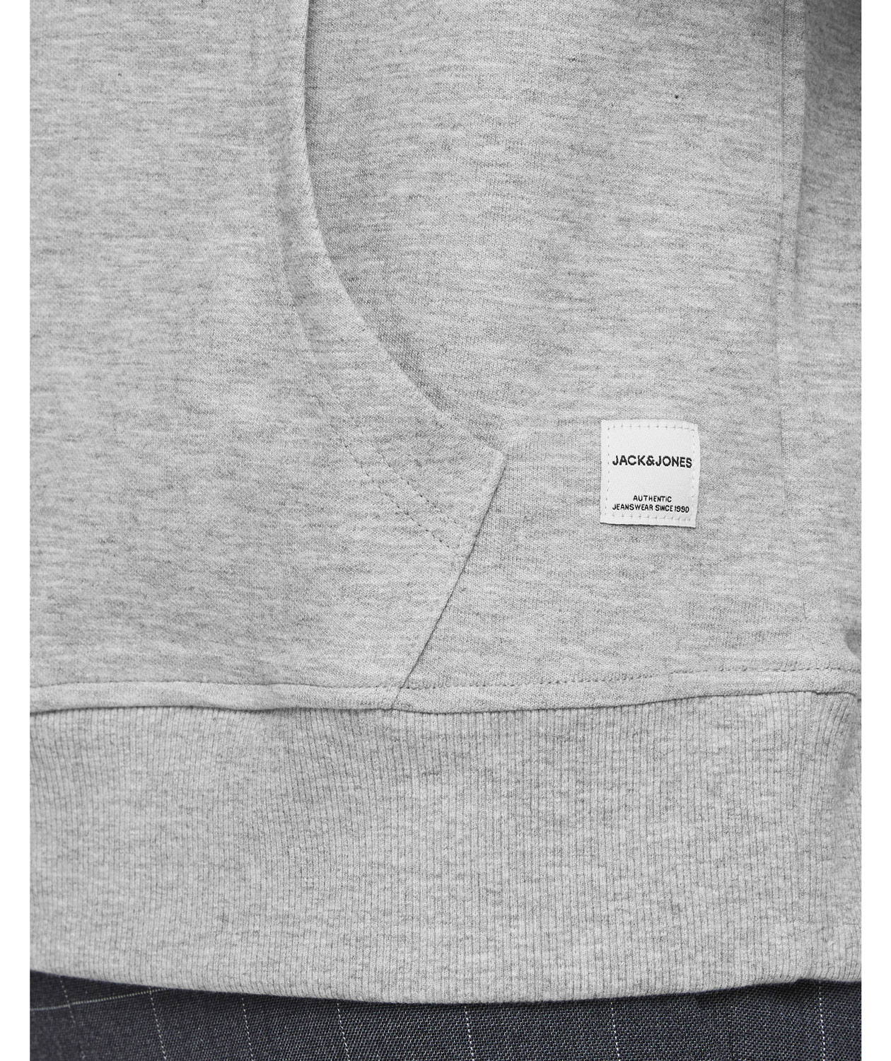 Jack & Jones JJEBASIC hettegenser, Light Grey Melange, large image number 3