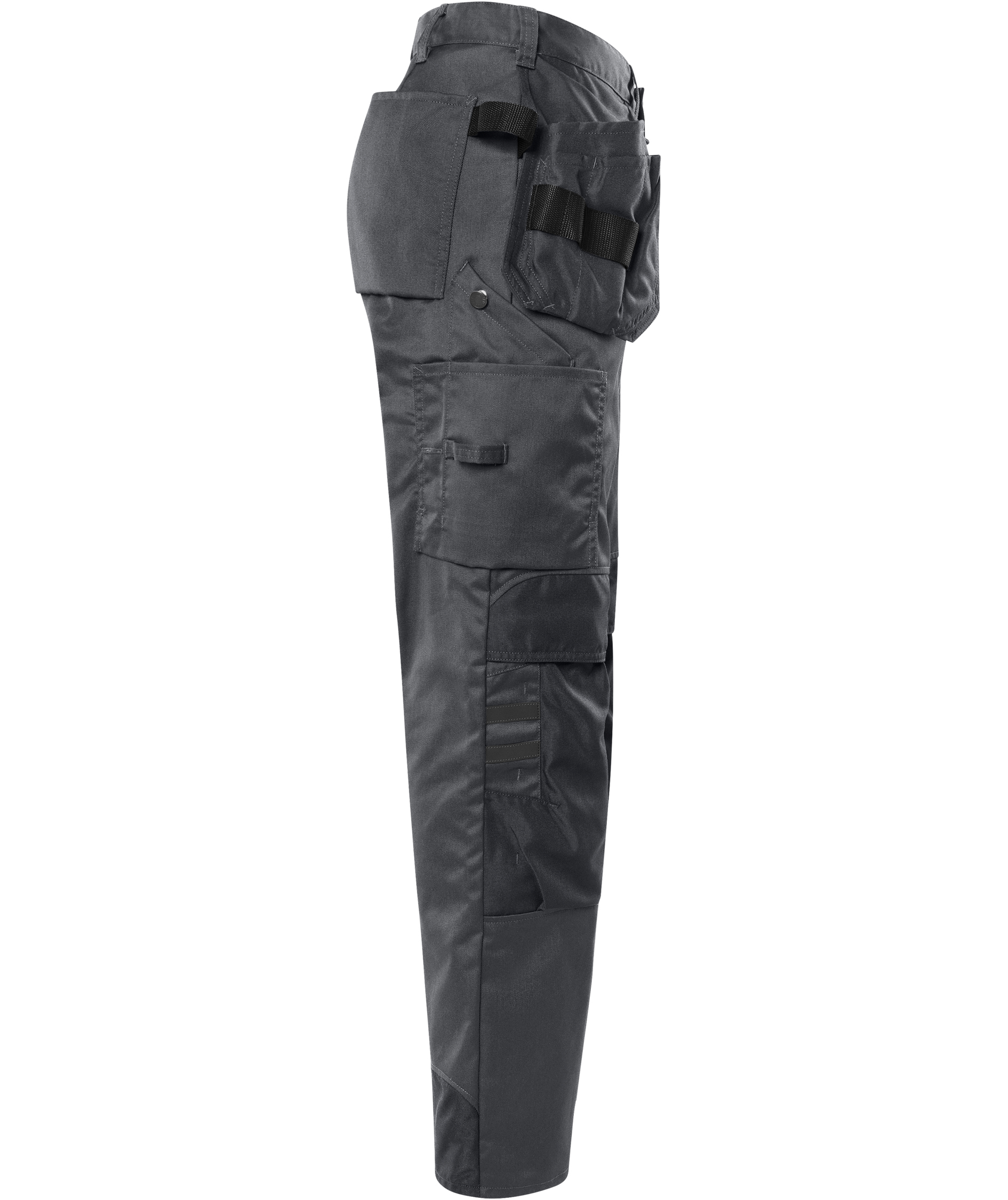 Fristads Green h&aring;ndv&aelig;rkerbukser 241 GS25, M&oslash;rkegr&aring;, large image number 2