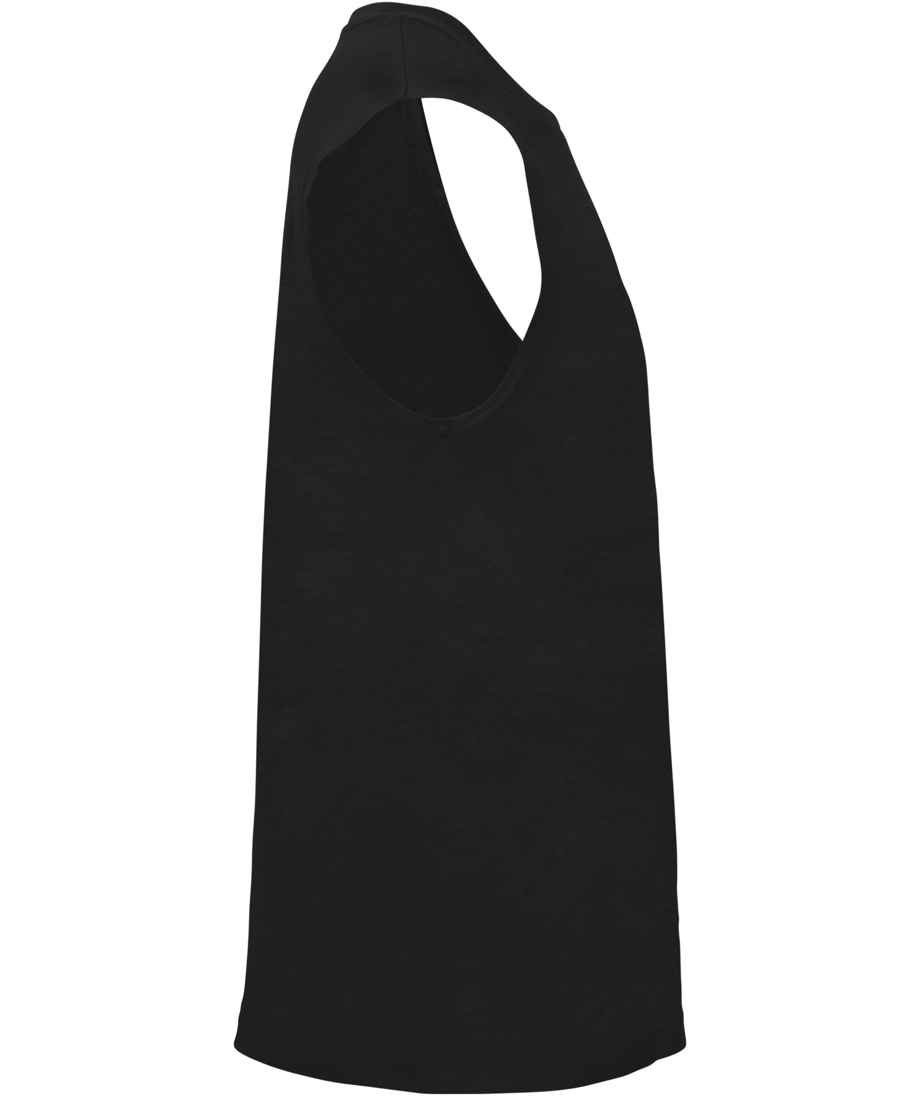 Clique Sleeveless tank top, Sort, large image number 3