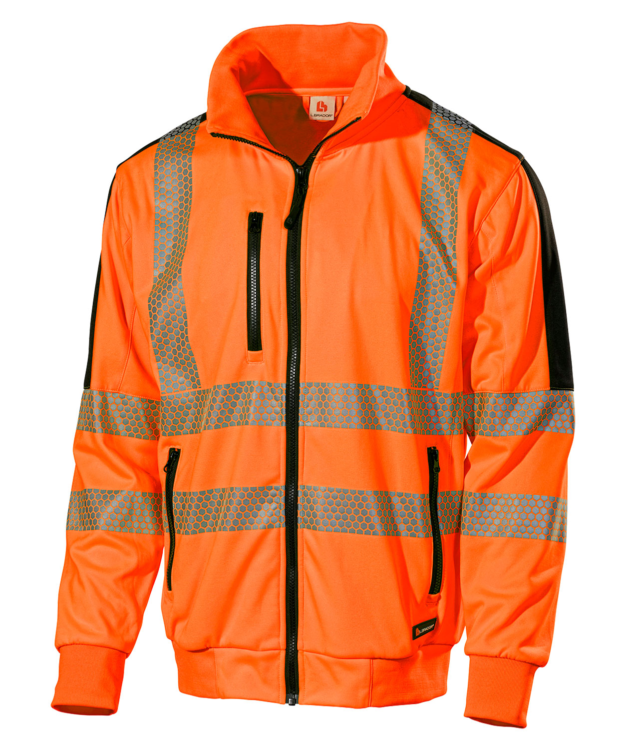 L.Brador 6122P arbetstr&ouml;ja, Svart/Hi-vis Orange
