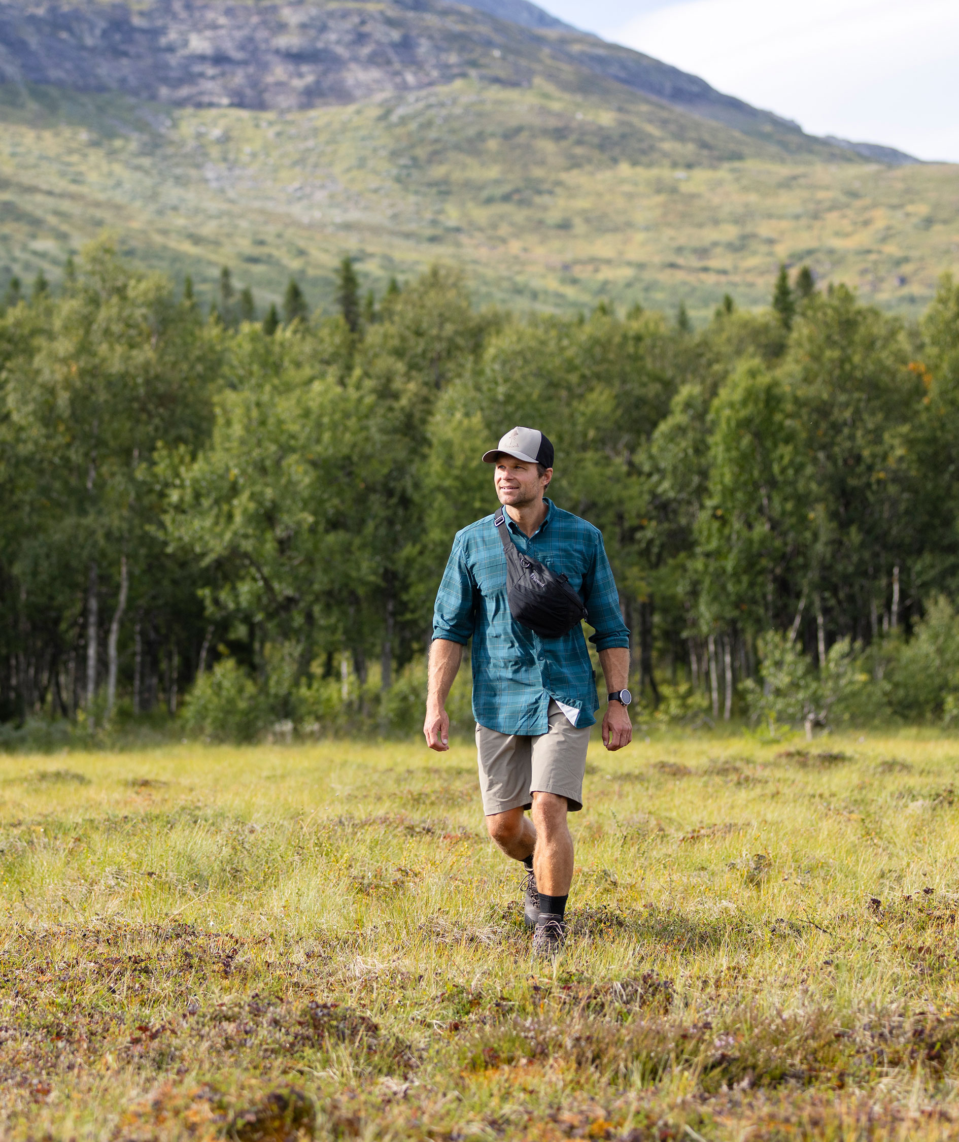 Pinewood Abisko Light Stretch shorts, Mole Brown