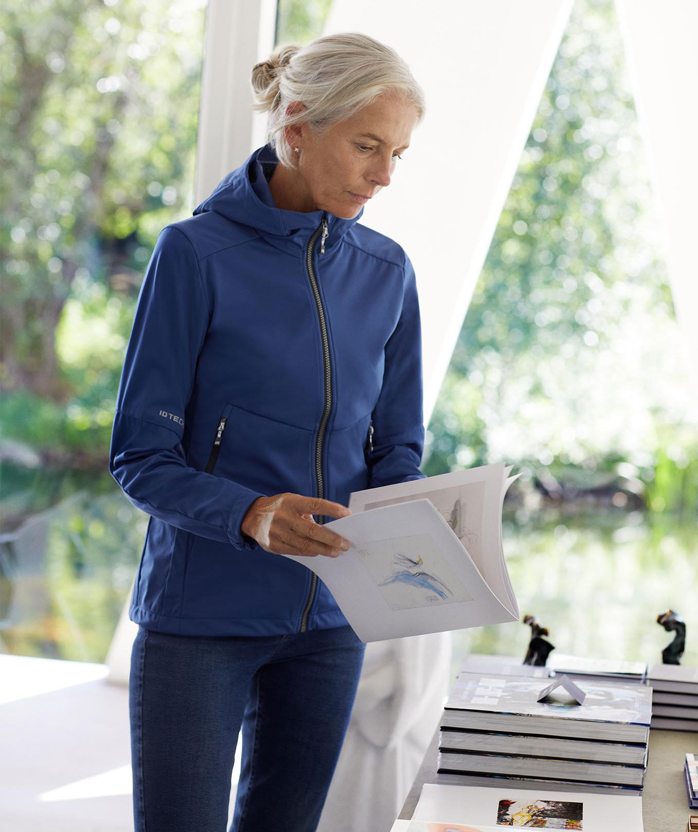 ID letv&aelig;gts dame softshelljakke, Storm Bl&aring;