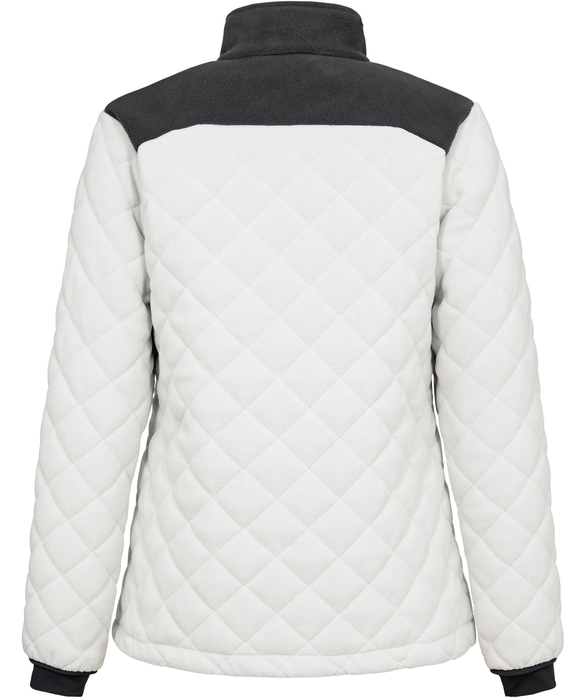 Engel Entire vadderad fleecejacka dam, Bone White/Anthracite Grey, large image number 3