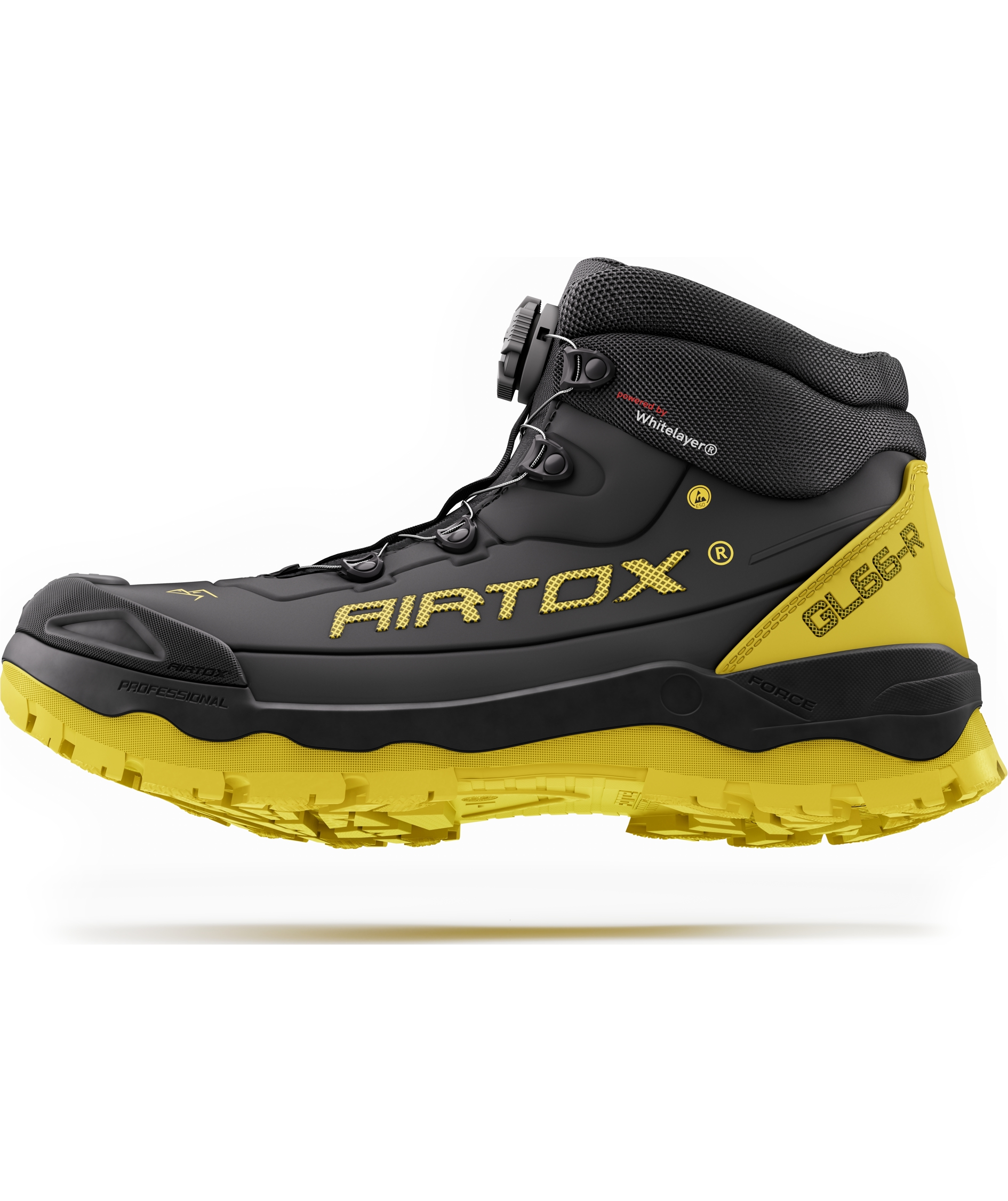 Airtox GL66-R safety boots S3S BOA, Black/Yellow, large image number 11