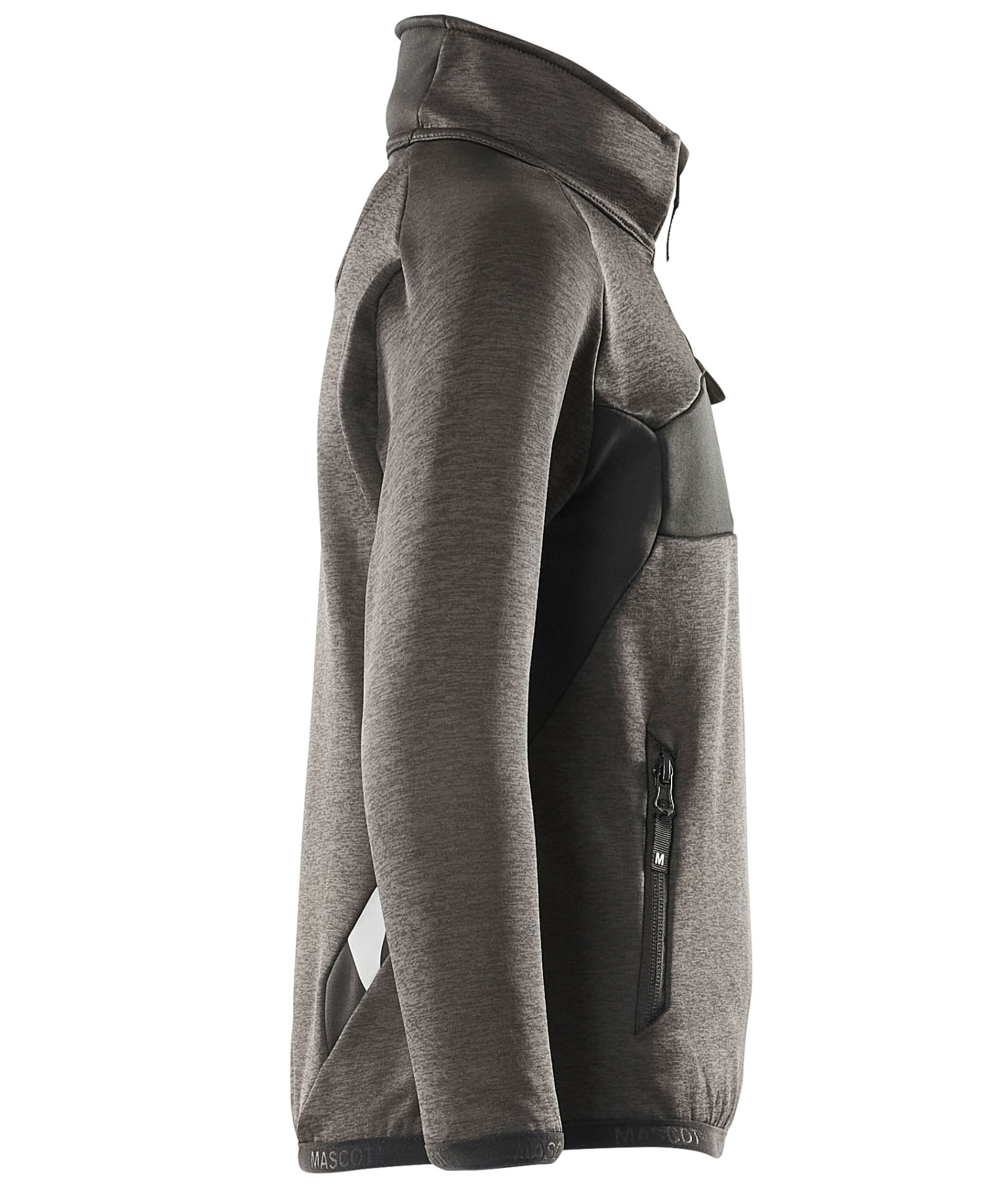 Mascot Accelerate fleecegenser for barn, M&oslash;rk Antrasitt/Svart, large image number 2