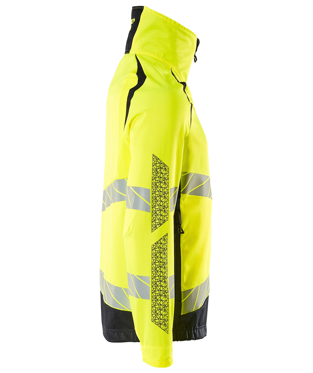 Mascot Accelerate Safe Jacke, Hi-Vis Gelb/Dunkel Marine, large image number 3