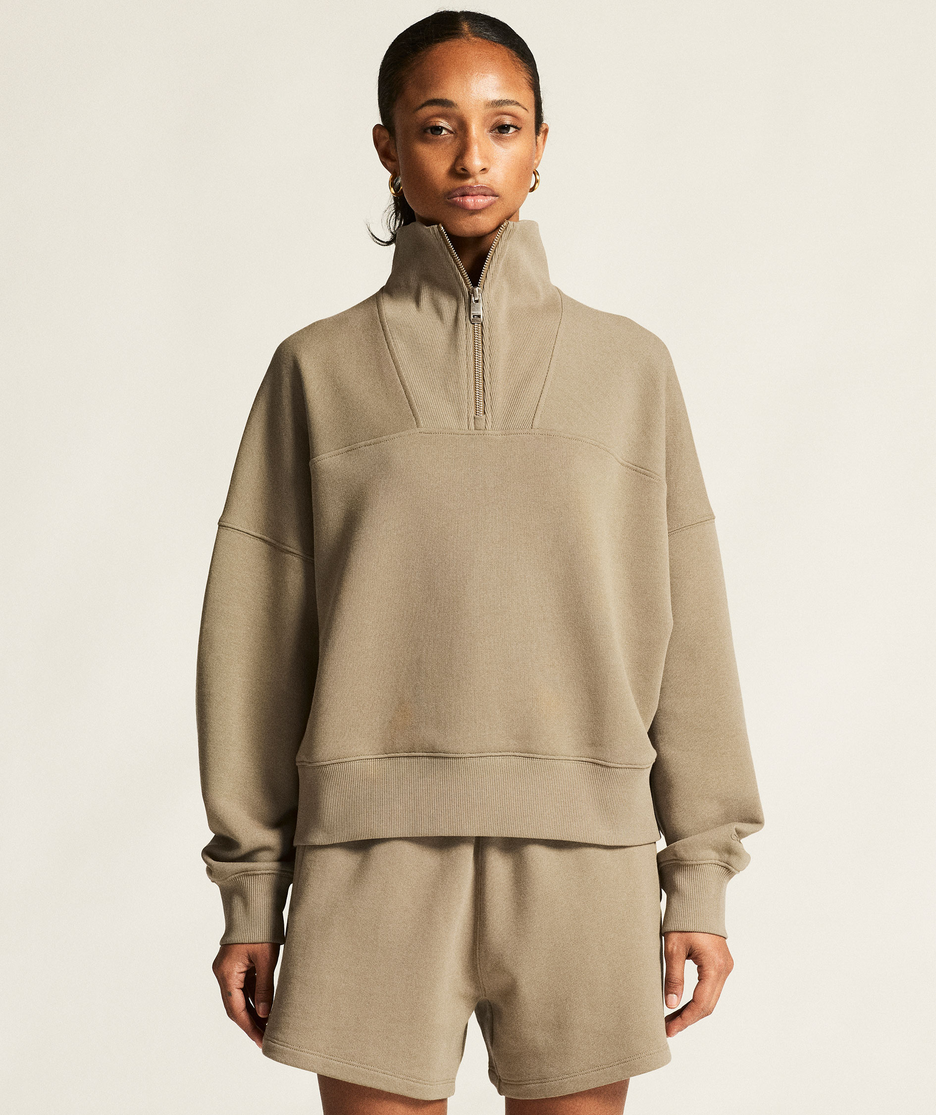 Craft Frequent dame half zip, Taupe