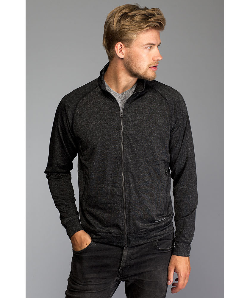 Pitch Stone  cardigan, Dark black melange, large image number 2