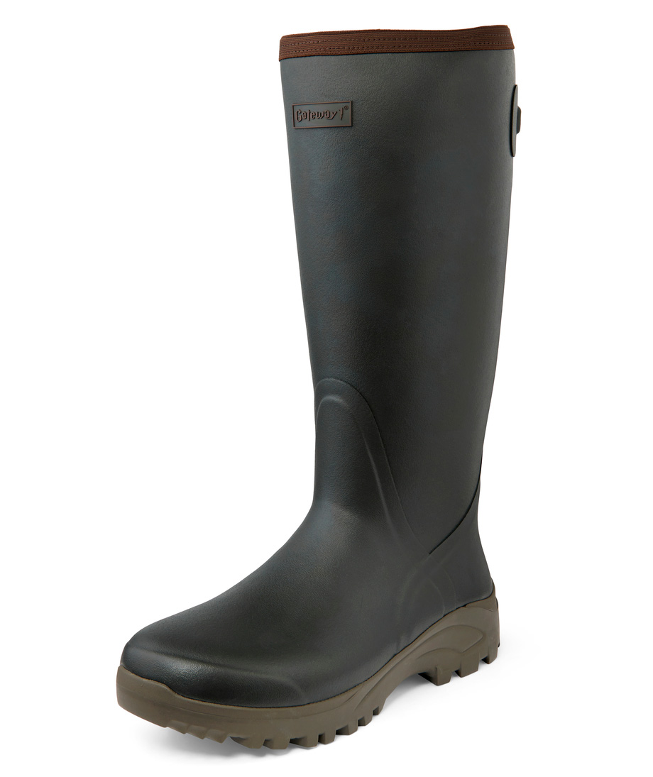 Gateway1 Sportsman II Lady 17" 4mm gummist&ouml;vlar, Khaki