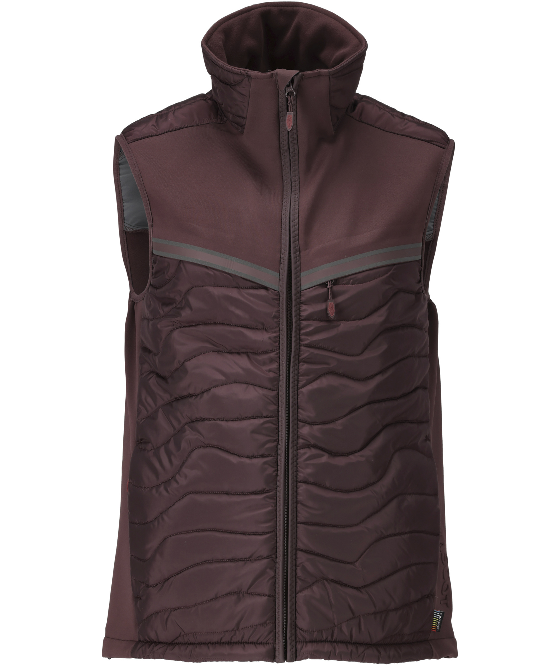 Mascot Customized vattert vest, Bordeaux, Bordeaux, swatch