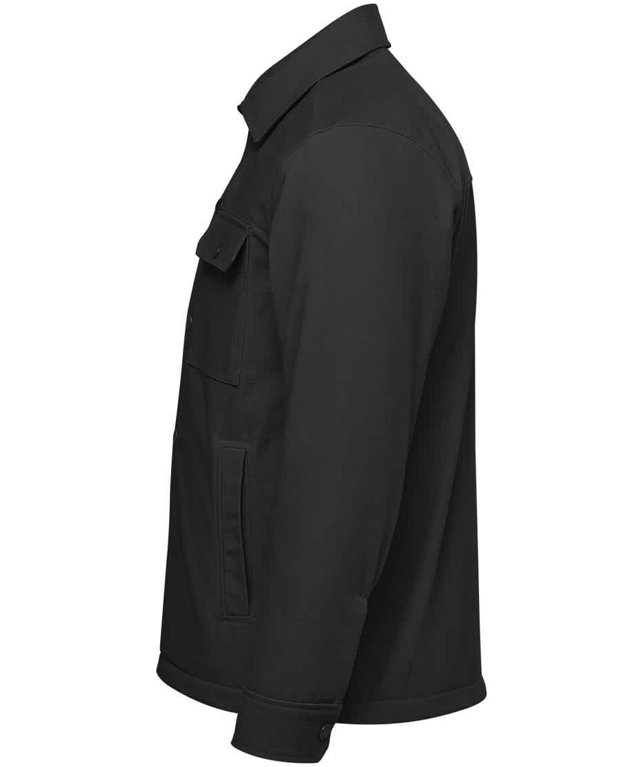 Stormtech Oxide padded shirt jacket, Black, large image number 3