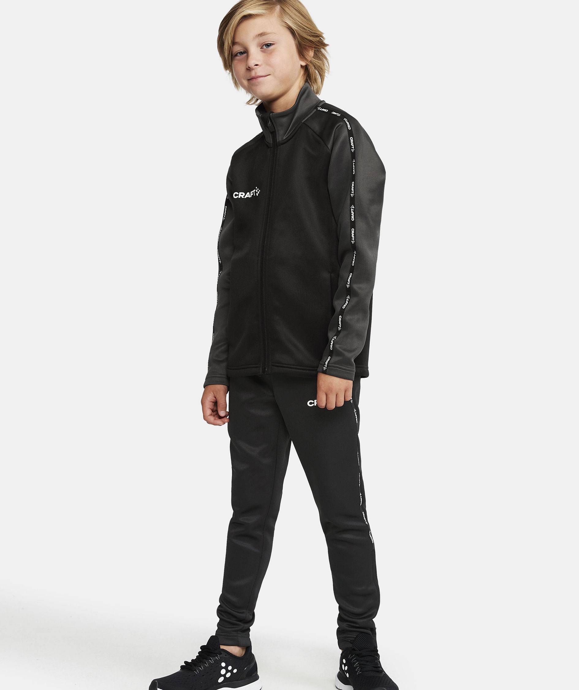 Craft Squad 2.0 cardigan for kids, Black/Granite, large image number 7