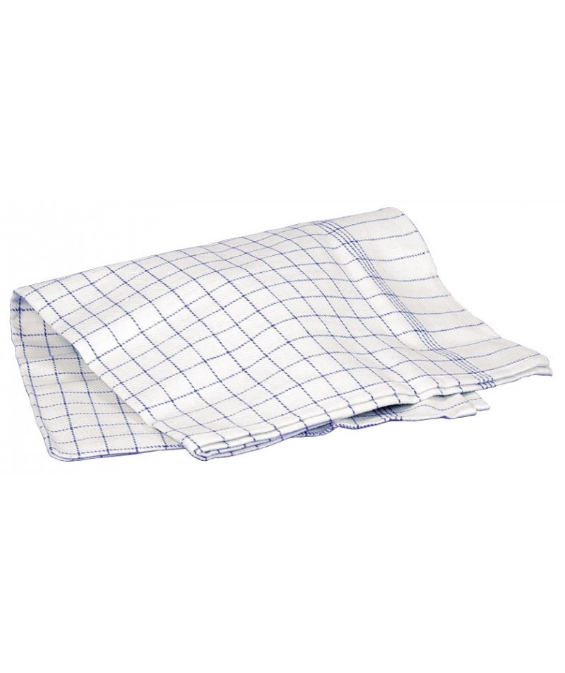 Abena Kock k&ouml;kshandduk, Vit/Bl&aring; Rutig