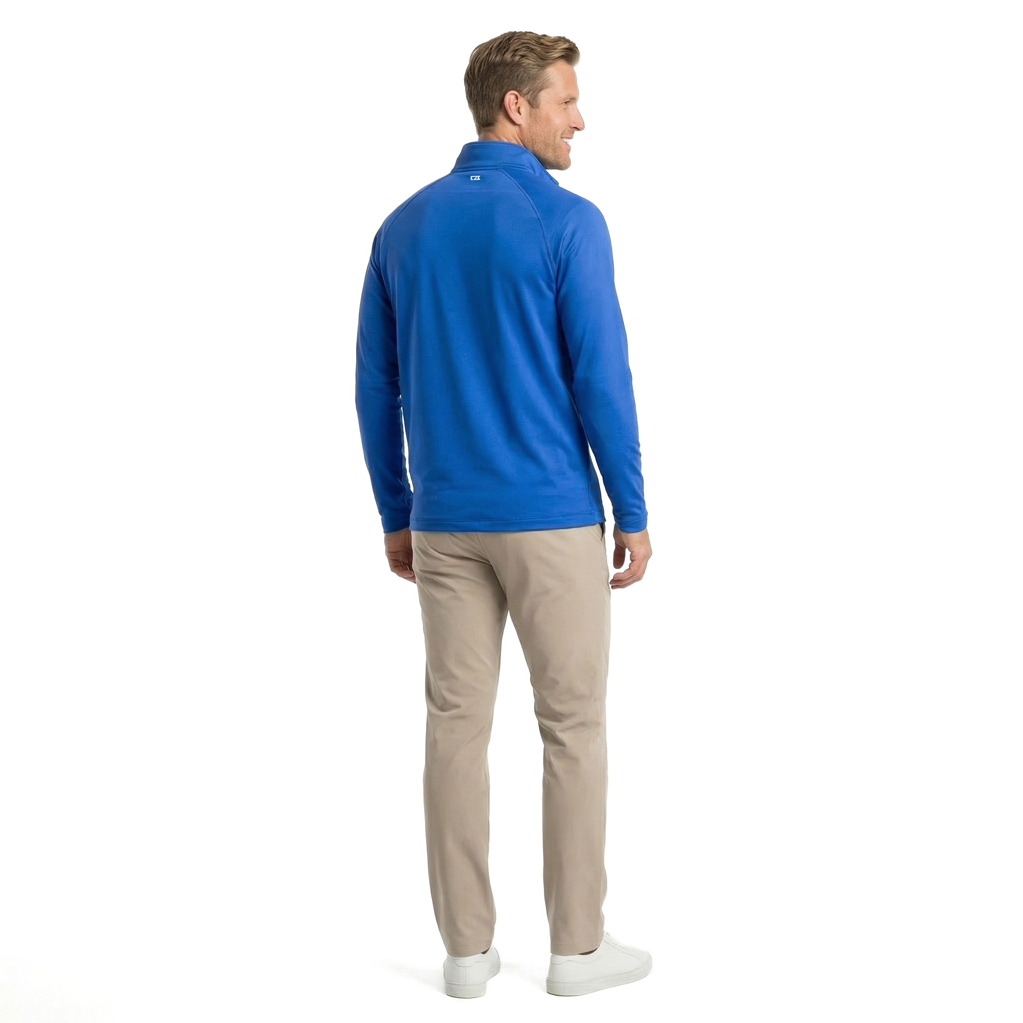 Cutter & Buck Coos Bay halfzip genser, Kongebl&aring;, large image number 3