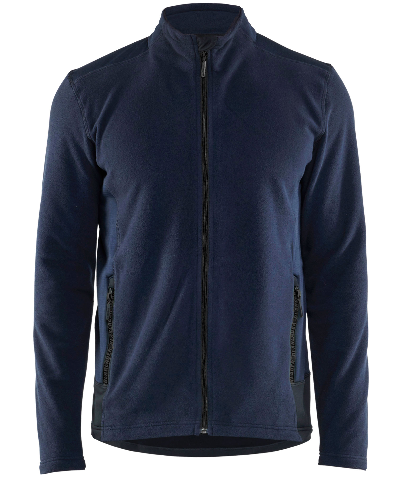 Bl&aring;kl&auml;der Unite microfleece genser, M&oslash;rk Marinebl&aring;/Svart