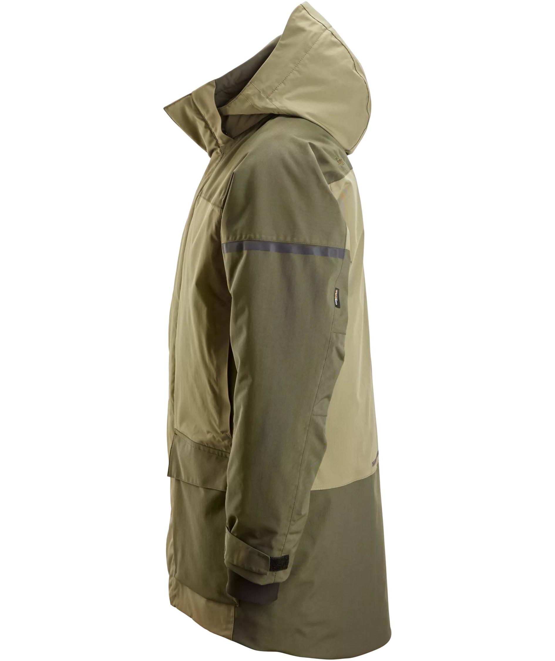 Snickers AllroundWork parkas 1801, Khaki Green/Dark Khaki Green, large image number 5