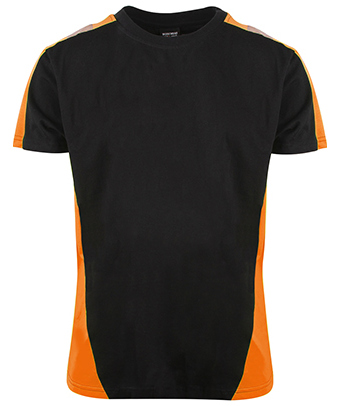 YOU Allentown Pro T-shirt, Black/Hi-vis Orange, large image number 0