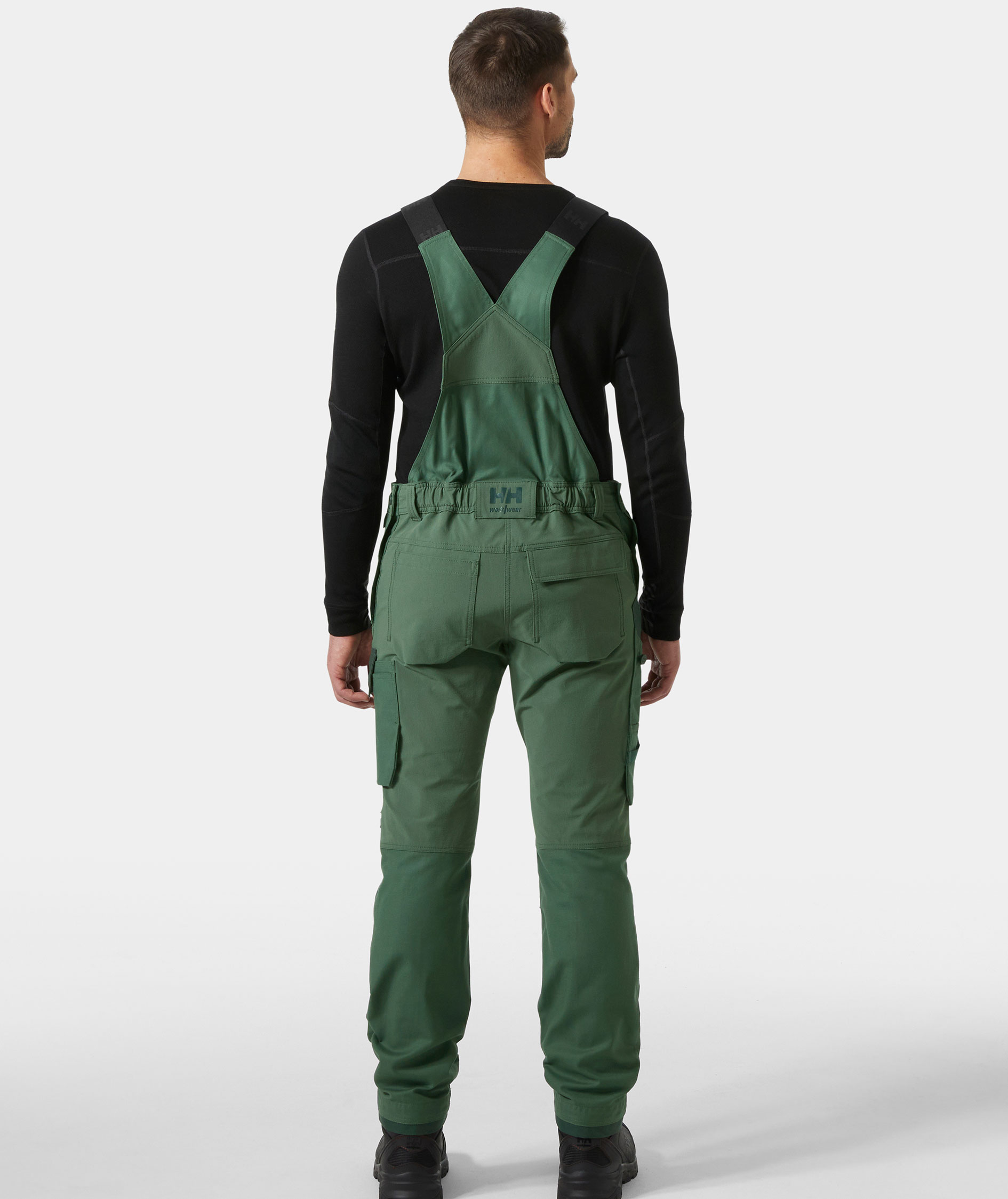 Helly Hansen Oxford 4X Connect&trade; bib and brace full stretch, Spruce/Darkest Spruce, large image number 3