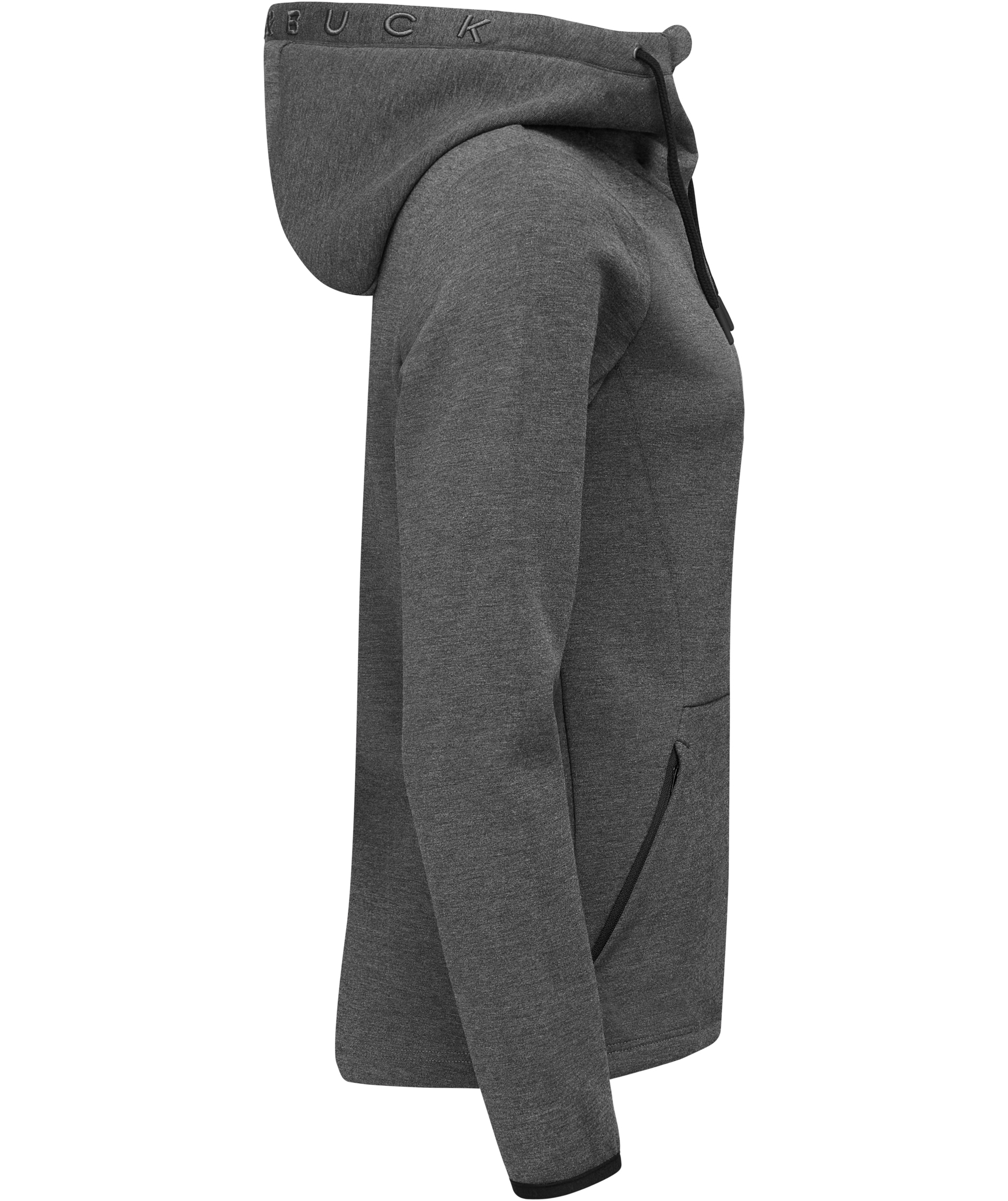 Cutter & Buck Pemberton Hood Zip dam, Anthracite melange, large image number 3