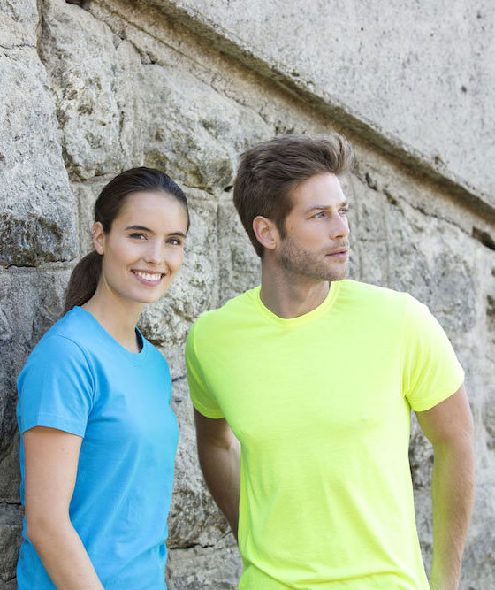 Clique New Classic T-shirt, Hi-Vis Green, large image number 4