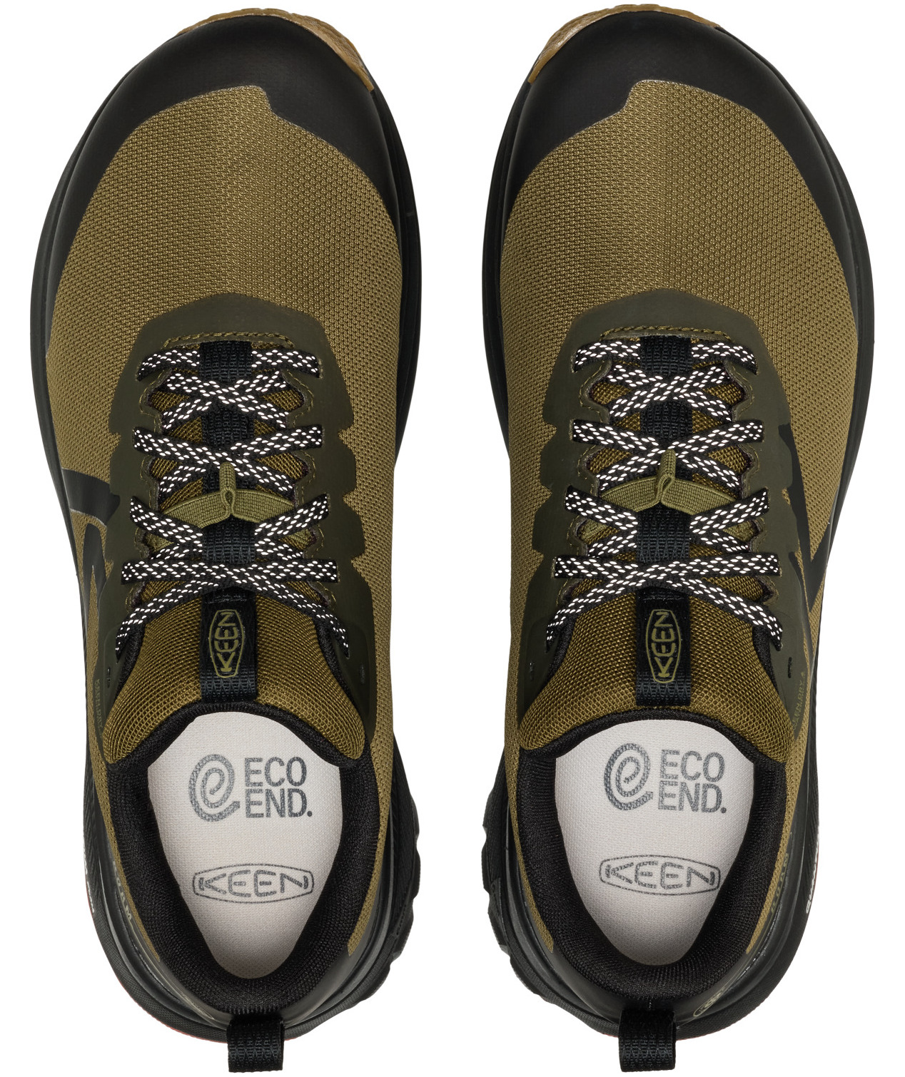 Keen Roam WP running shoes, Dark Olive/Burnt Brick, large image number 5