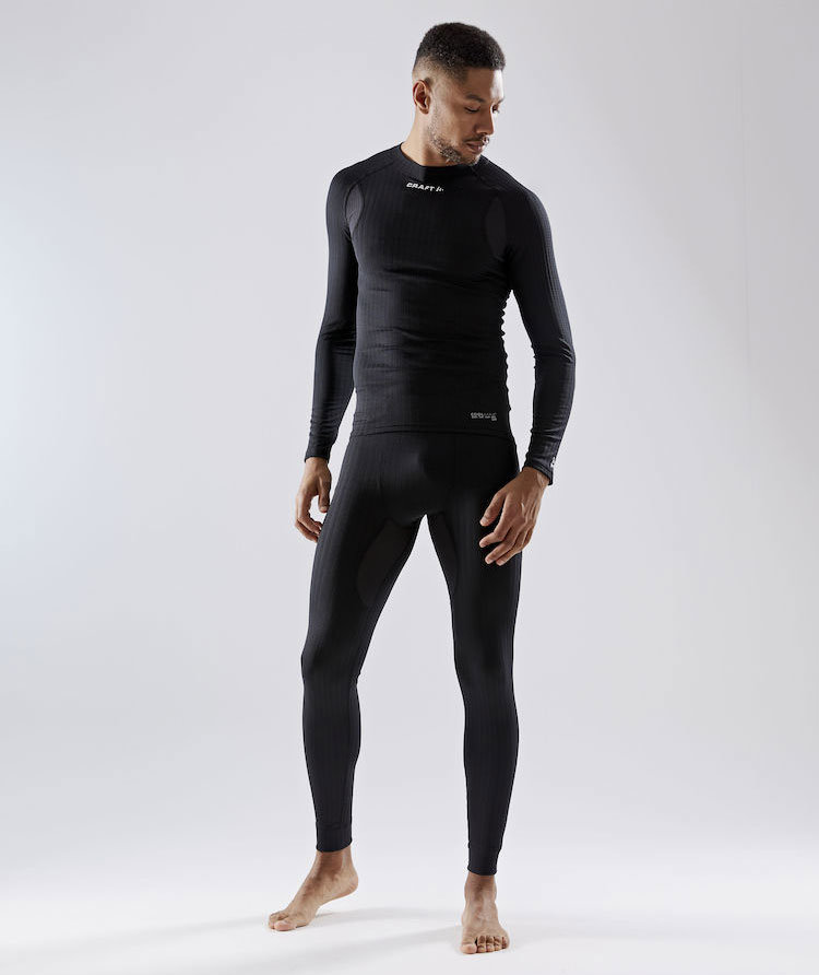 Craft Active Extreme X CN baselayer genser, Black, large image number 4