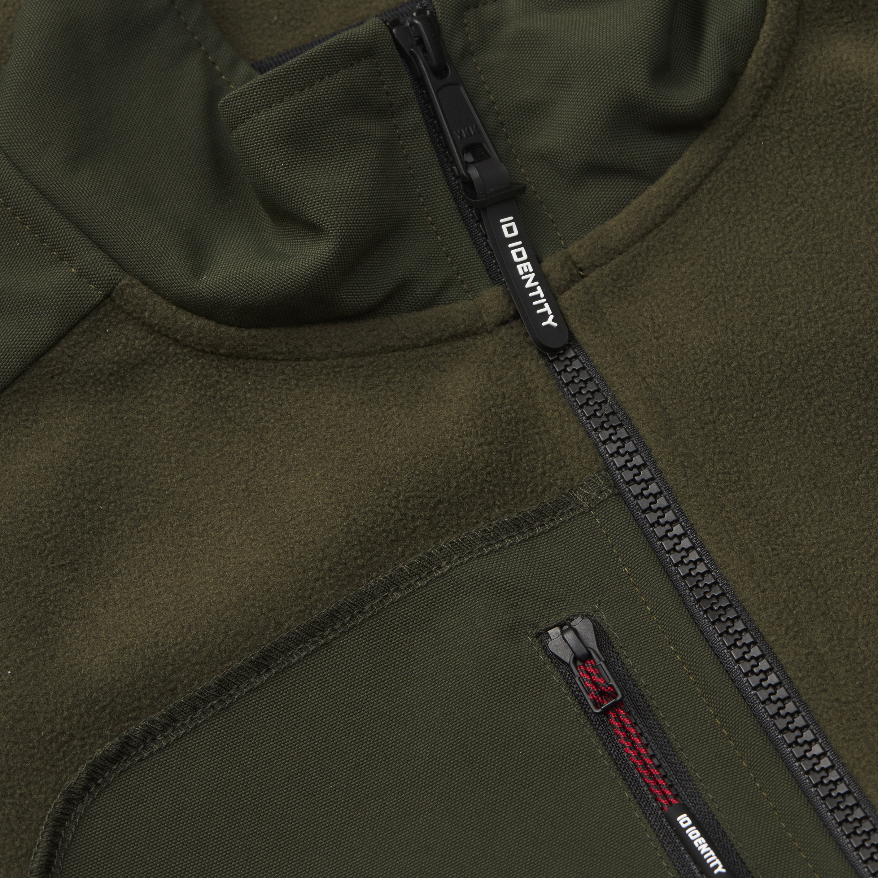 ID Fleece vest, Olive, large image number 3