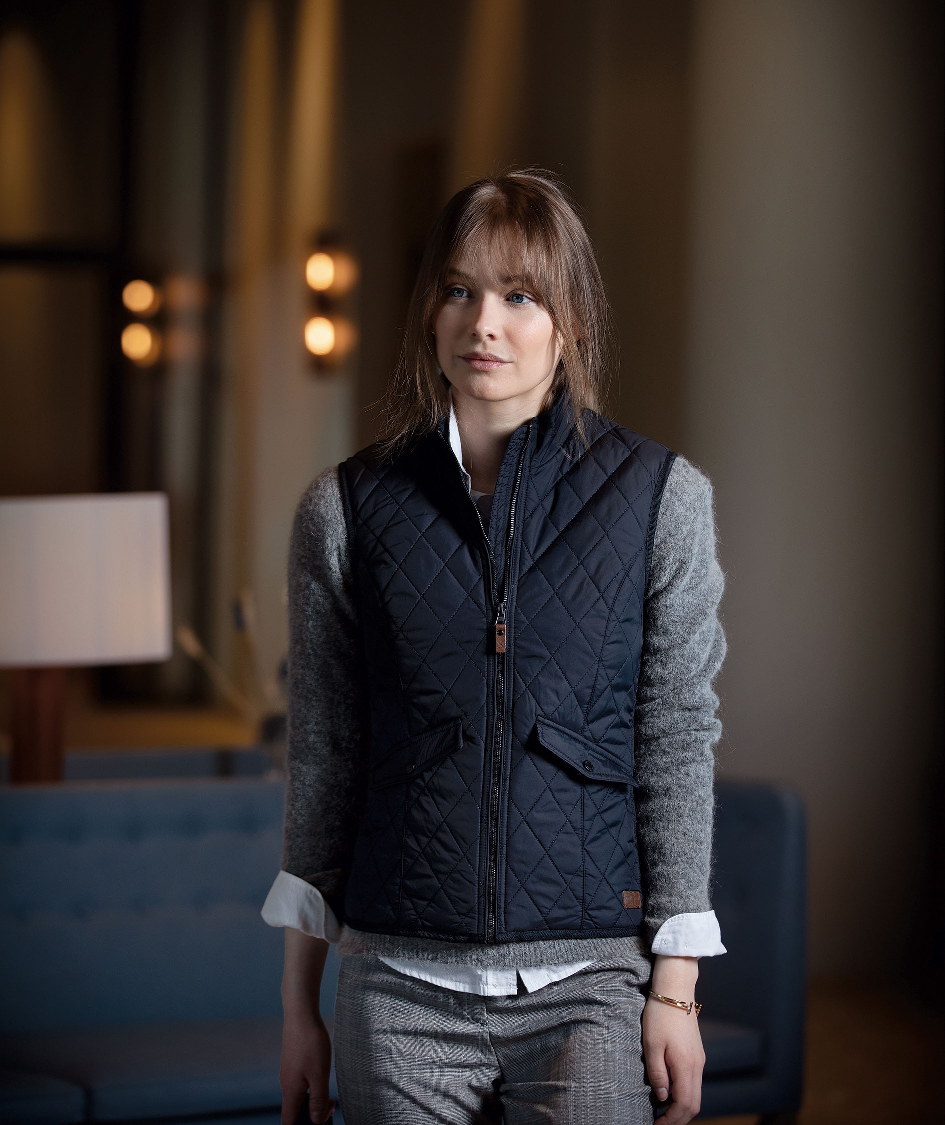 Nimbus Camden vadderad v&auml;st dam, Midnight Blue