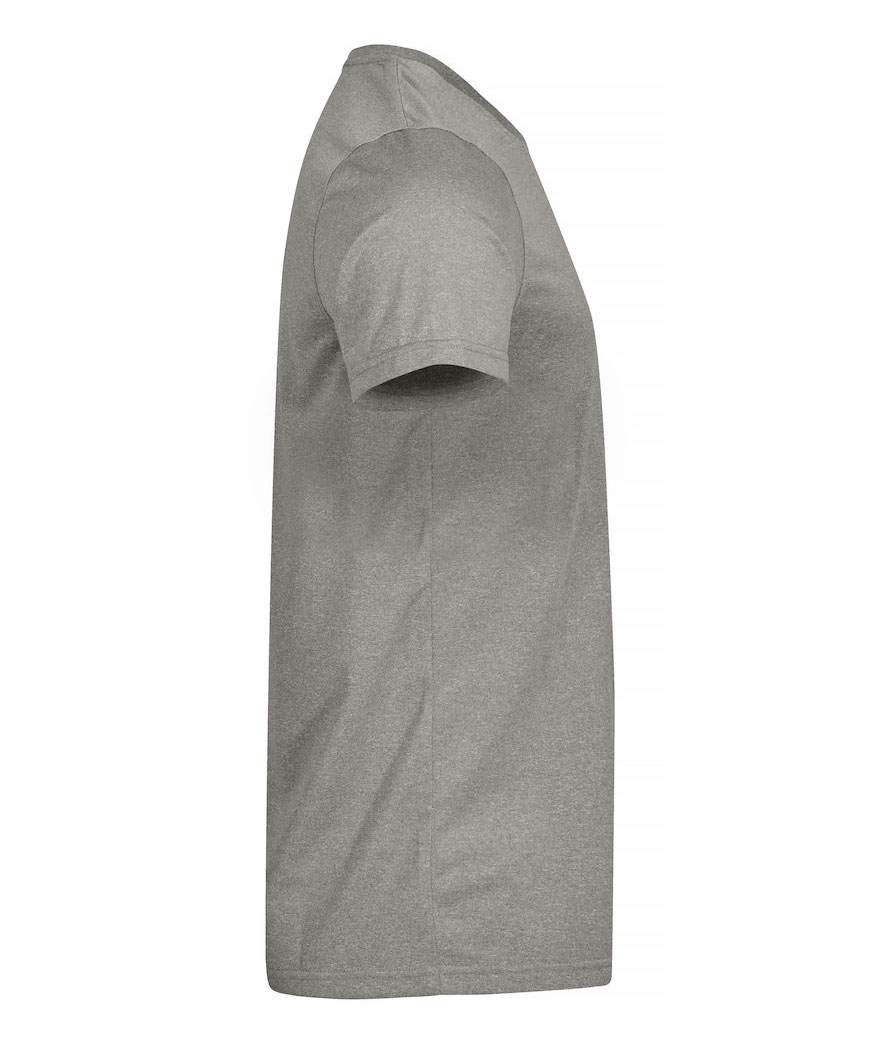 Clique Basic Active-T T-shirt, Grey melange, large image number 4