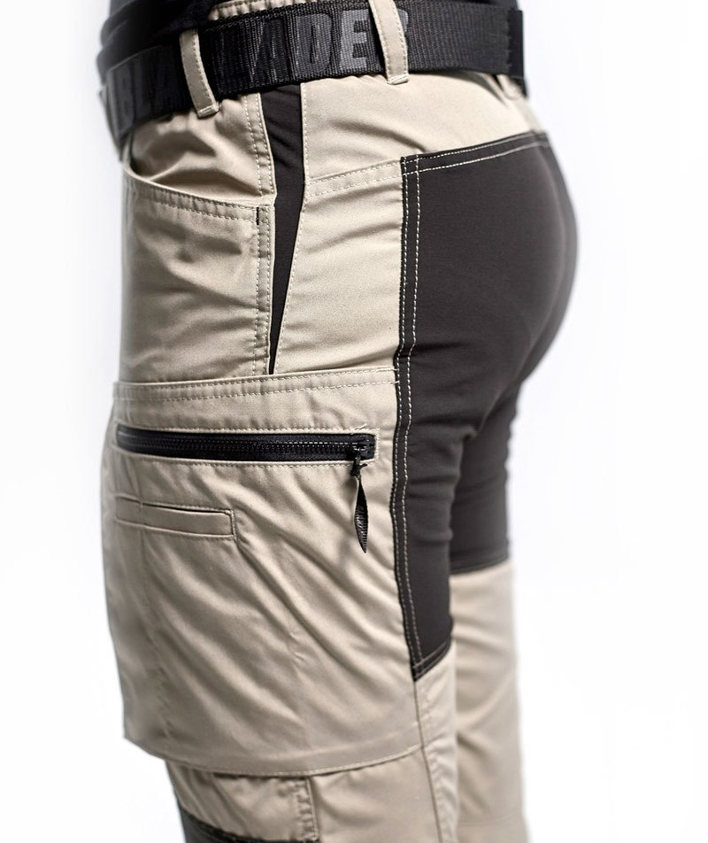 Bl&aring;kl&auml;der Unite Damen Diensthose, Sand/Schwarz, large image number 3