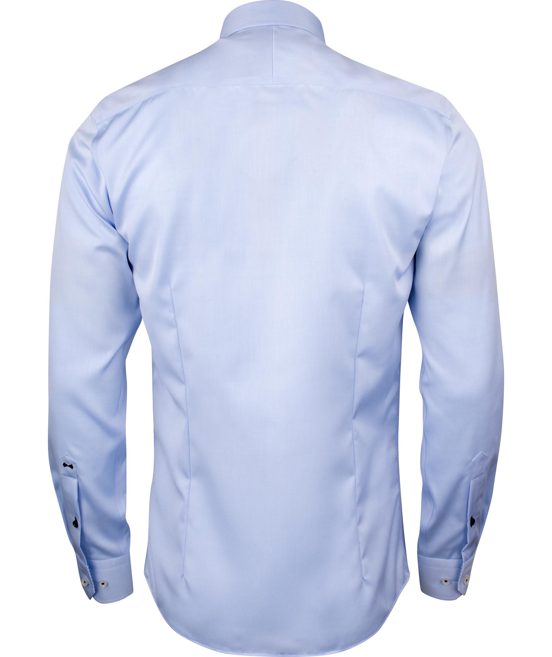 J. Harvest & Frost Twill Red Bow 122 slim fit skjorta, Sky Blue, large image number 2