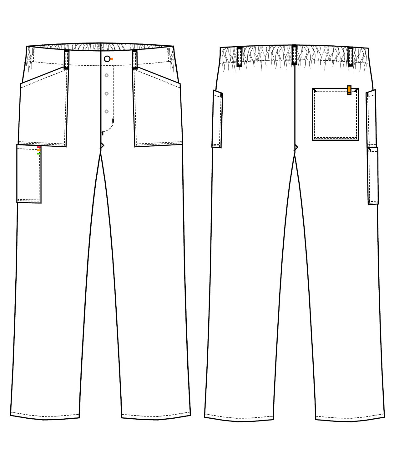 Kentaur byxa med l&aring;rficka benl&auml;ng 84 cm, Svart, large image number 3