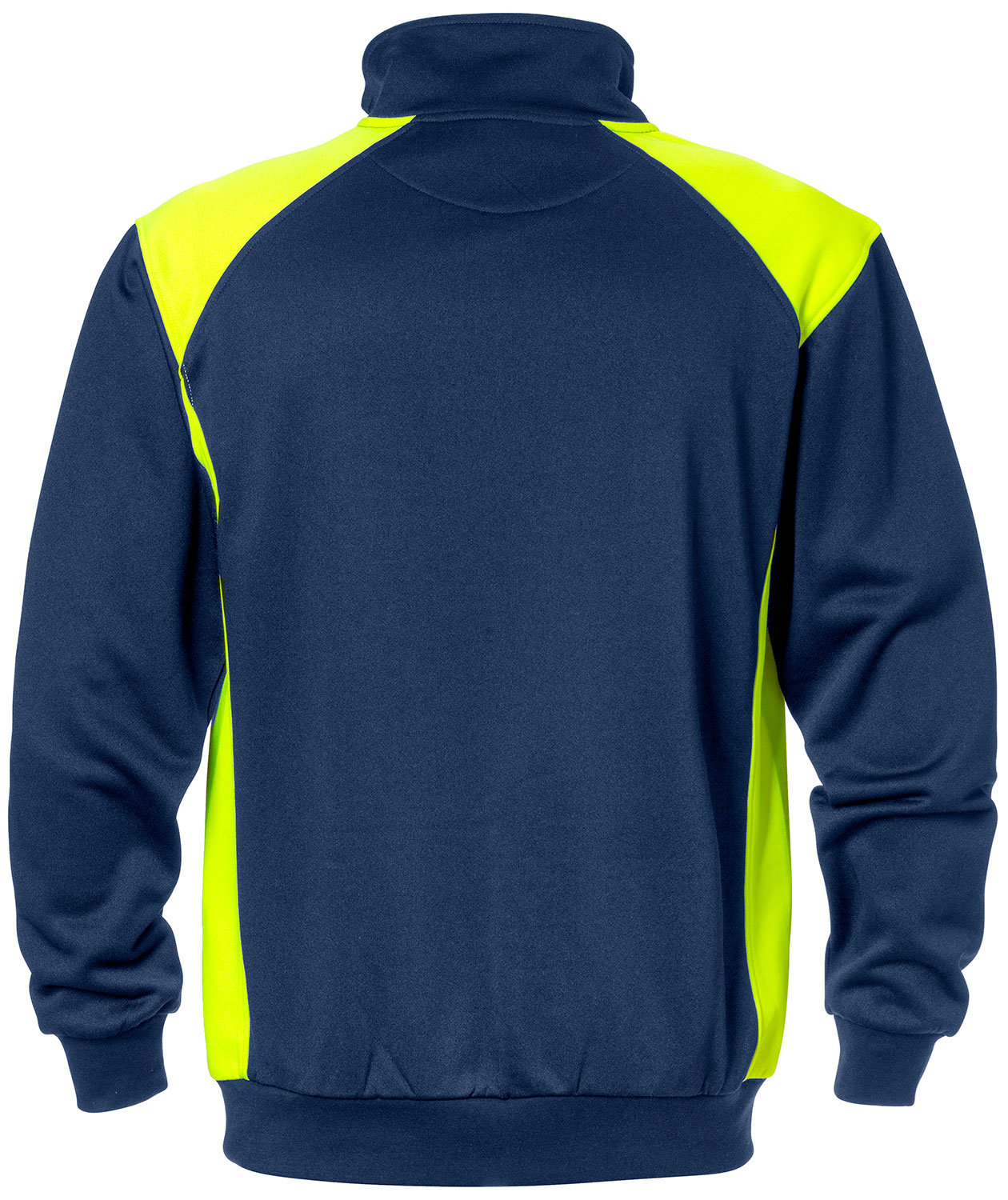 Fristads sweatshirt 7048, Marin/Hi-Vis gul