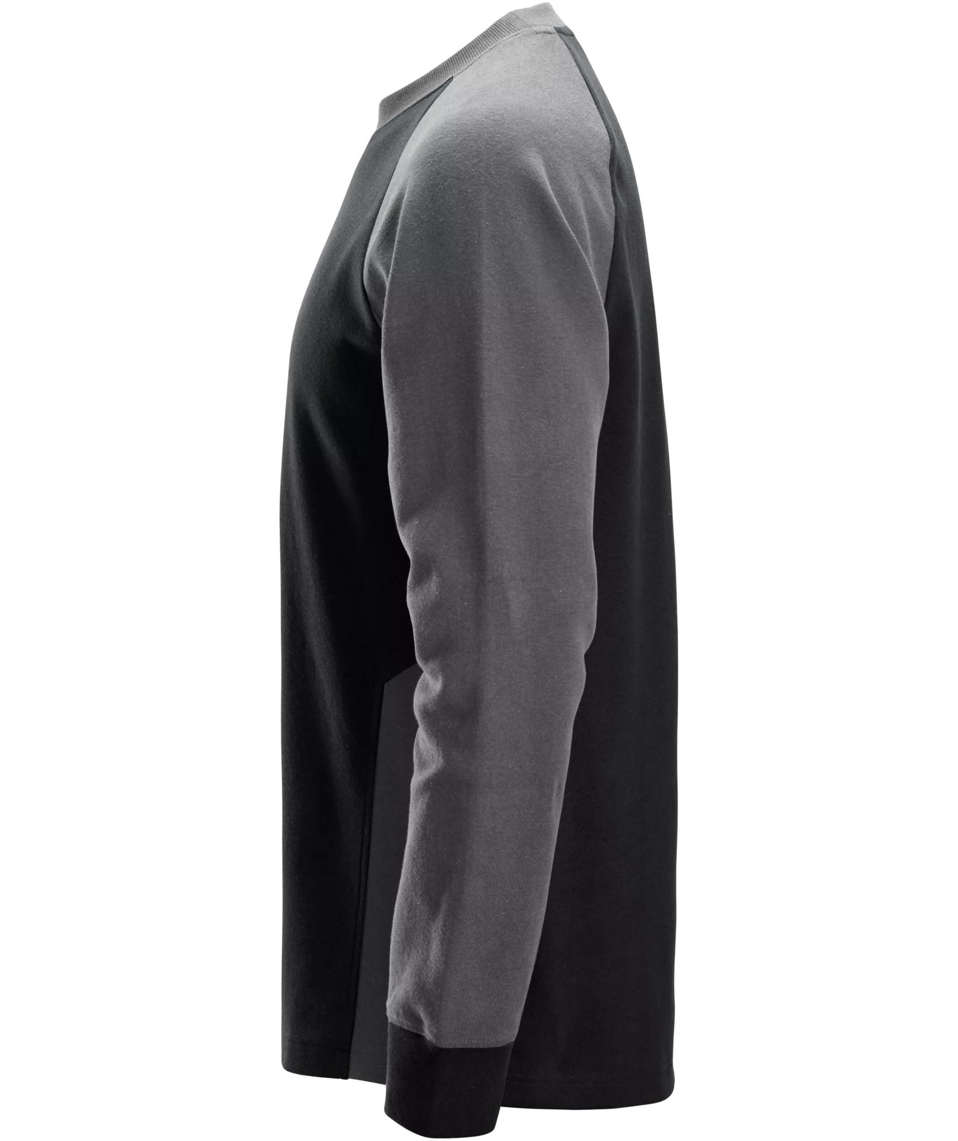 Snickers l&aring;ng&auml;rmad T-shirt 2840, Black/Steel Grey, large image number 3