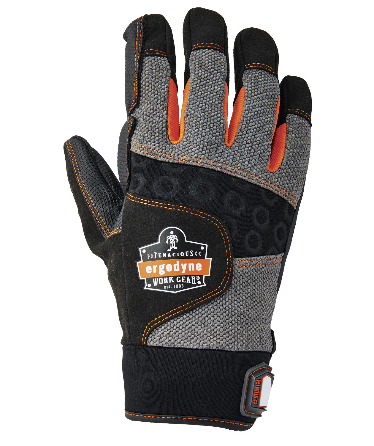 Ergodyne ProFlex 9002 vibrationsd&auml;mpande handskar, Svart