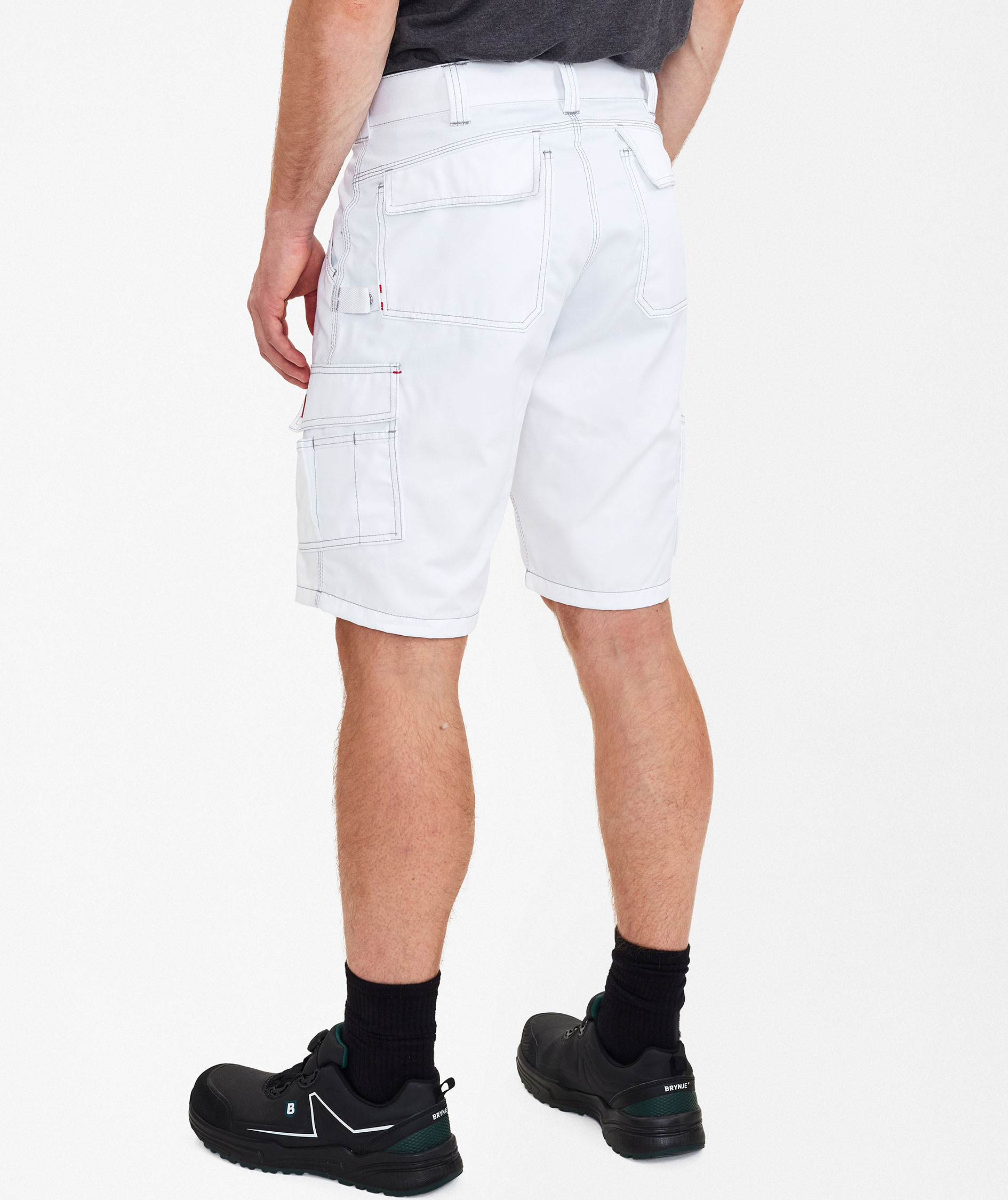 Engel Combat arbetsshorts, Vit, large image number 3