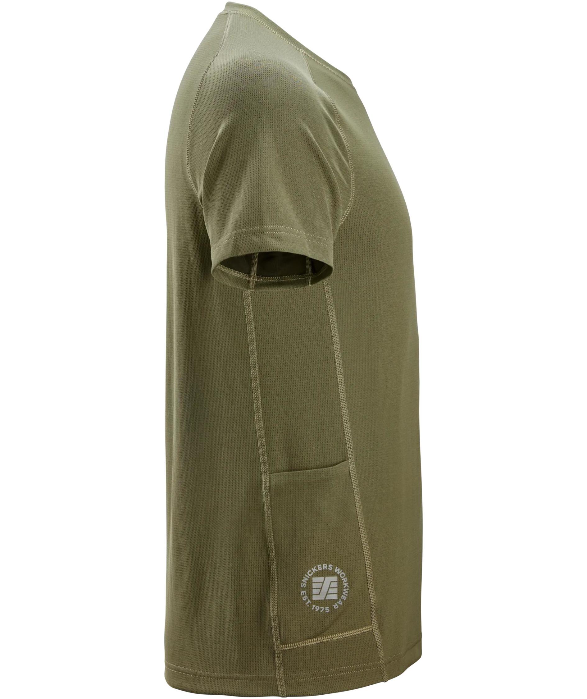 Snickers Stay Fresh T-shirt 2556, Khaki Green, large image number 3