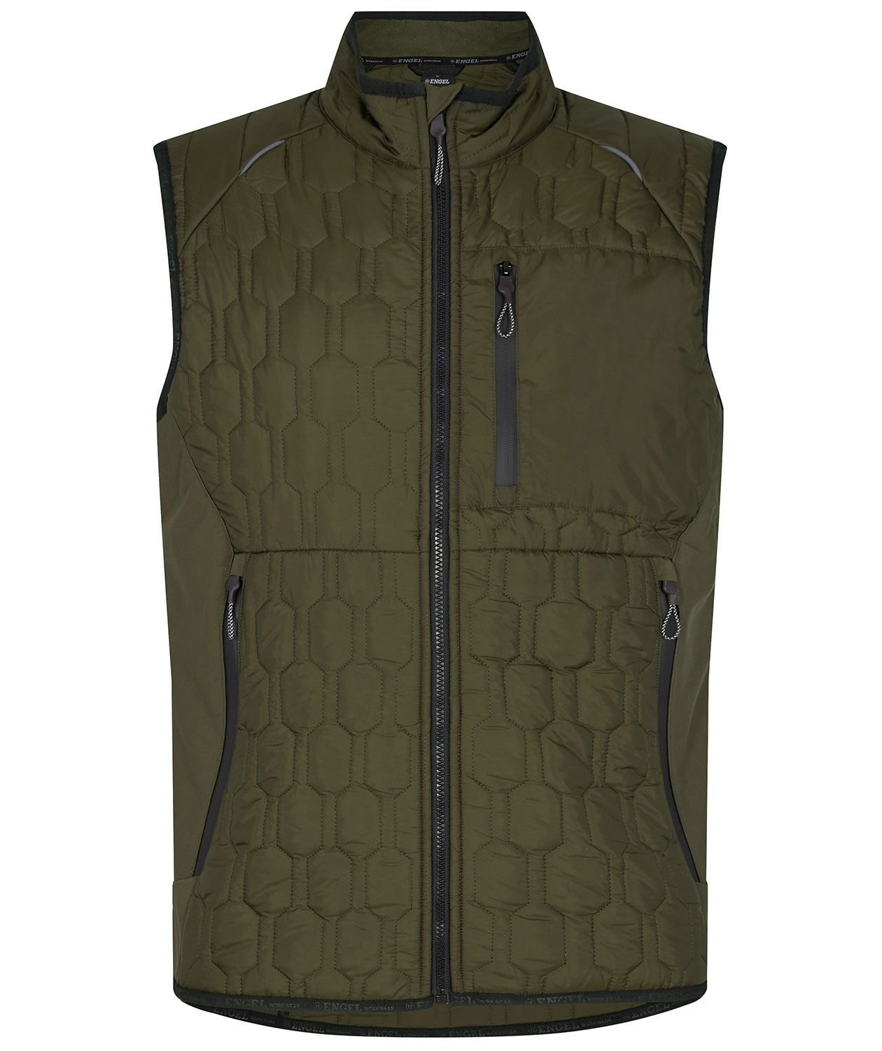 Engel X-treme vattert vest, Forest green, Forest green, swatch