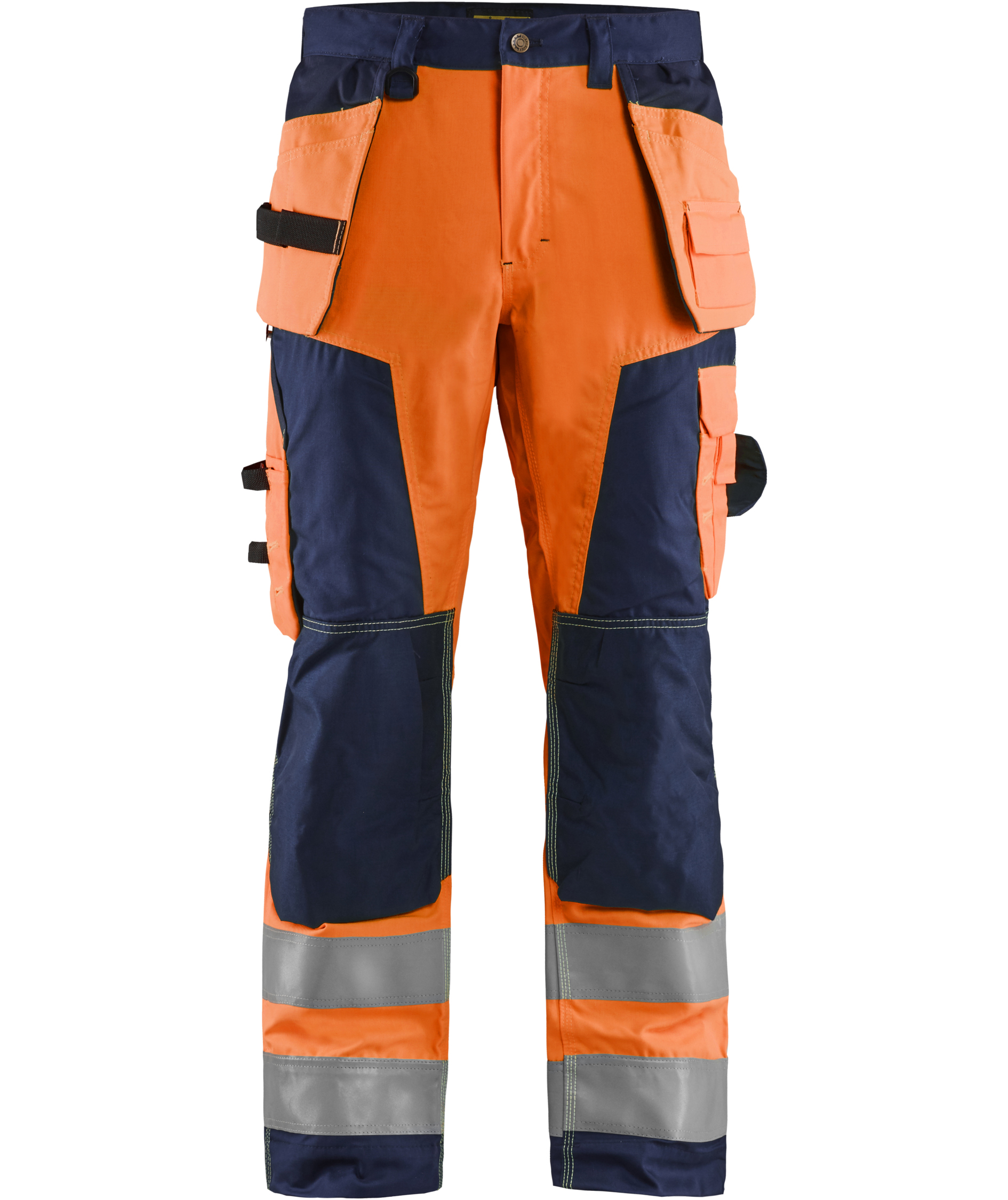 Bl&aring;kl&auml;der craftsman trousers, Hi-vis Orange/Marine