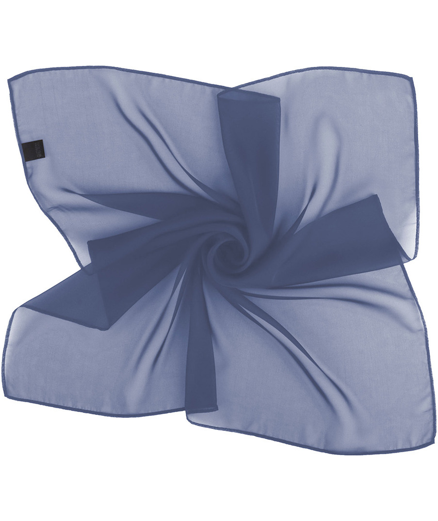 Karlowsky classic chiffon scarf, Navy, Navy, large image number 4