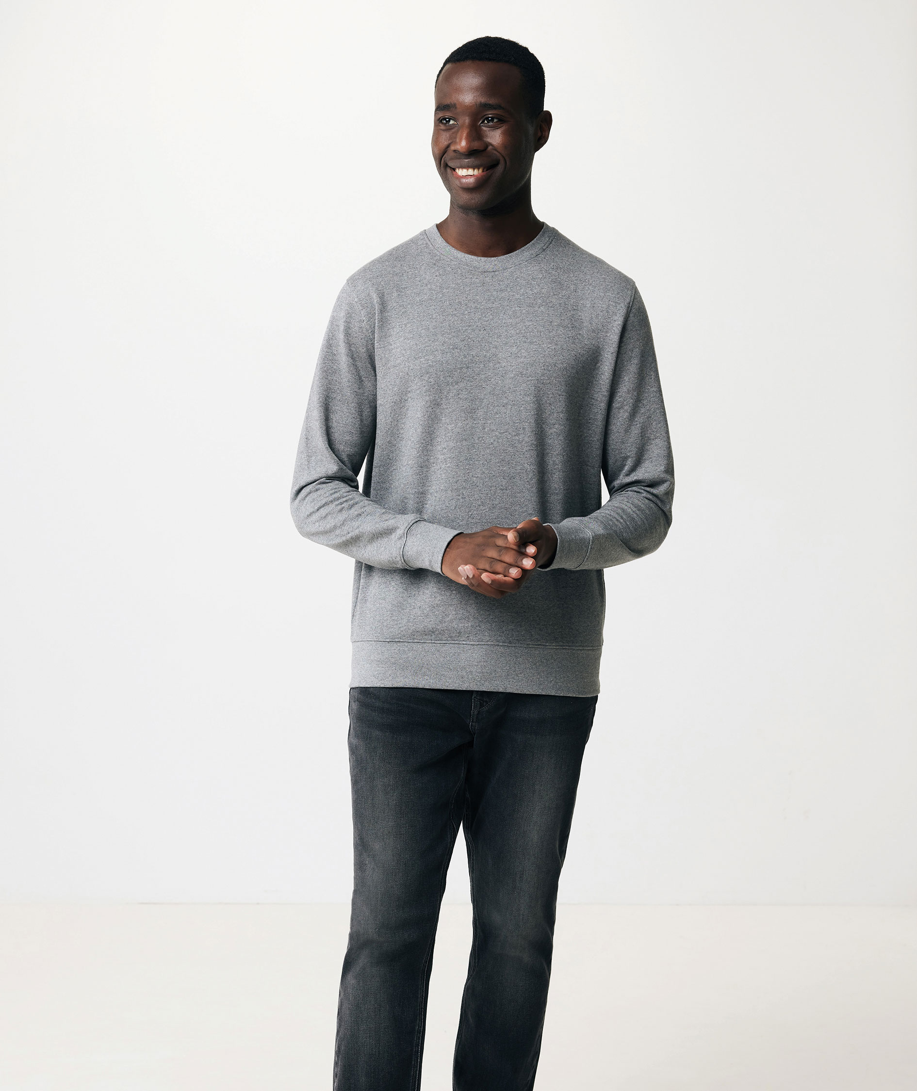 Iqoniq Etosha sweatshirt, Light Heather Anthracite, large image number 14