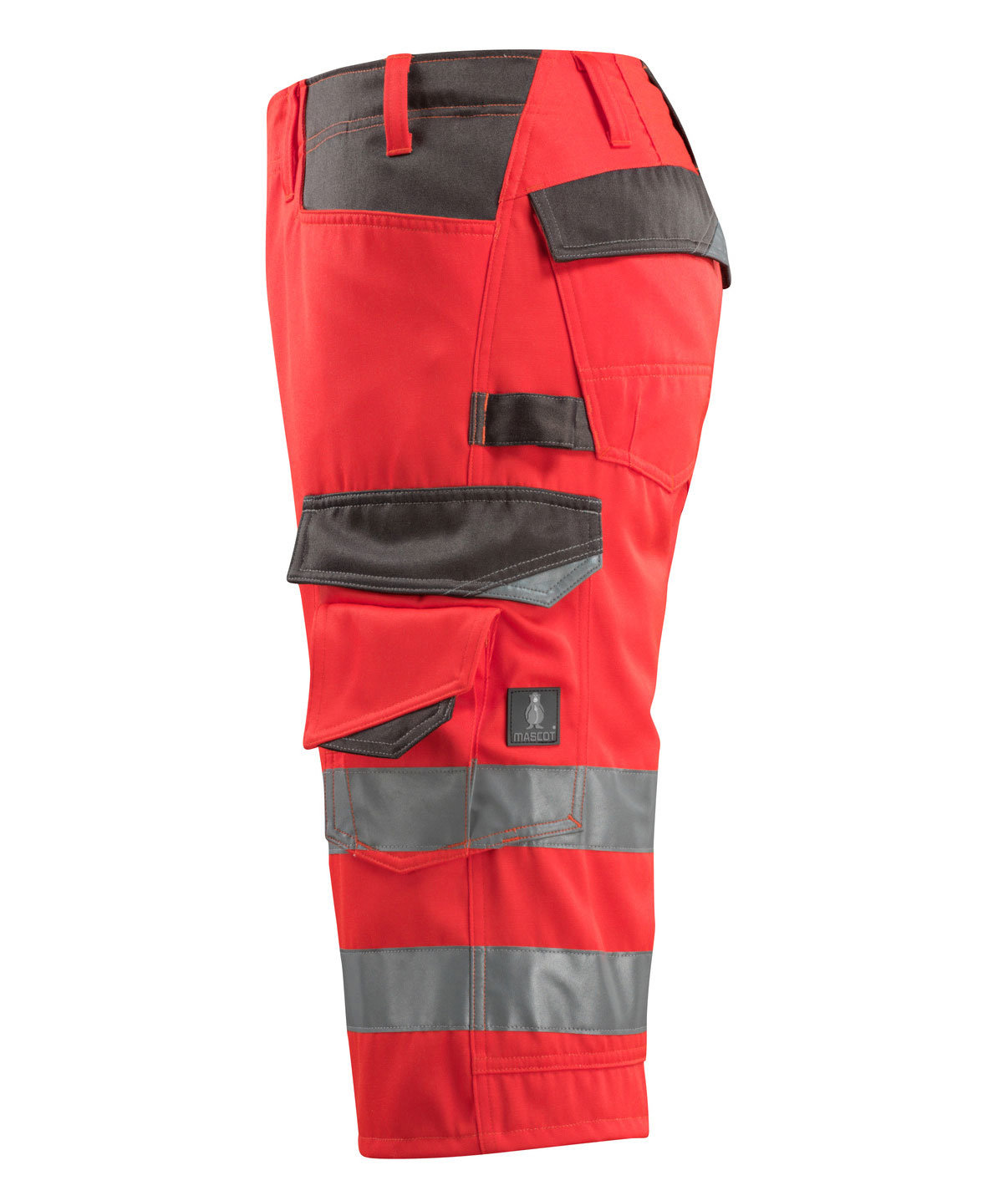 Mascot Safe Supreme Luton arbetspiratbyxa, Varsel r&ouml;d/M&ouml;rk antracit