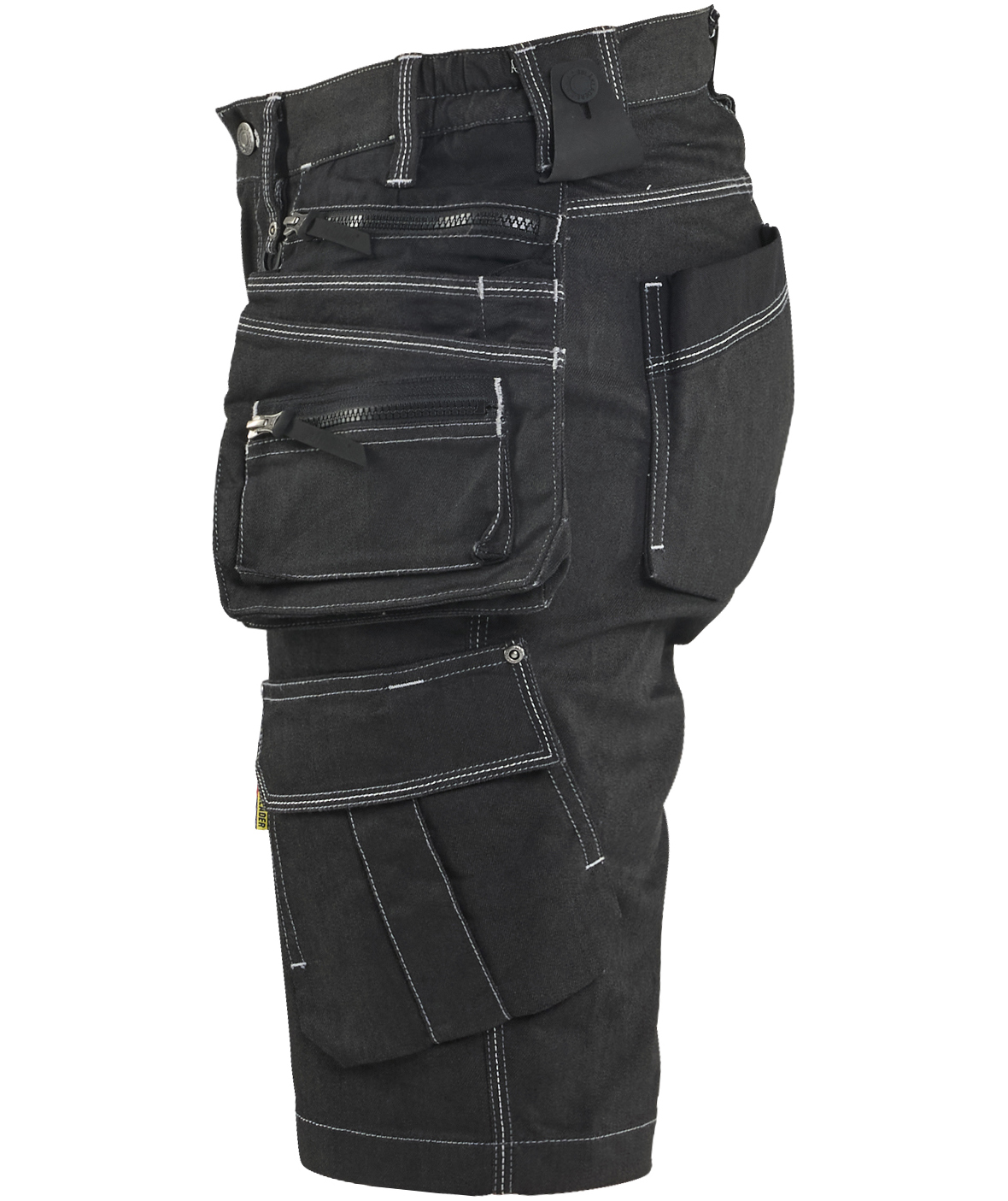 Bl&aring;kl&auml;der women's stretch craftsman shorts, Black, large image number 3