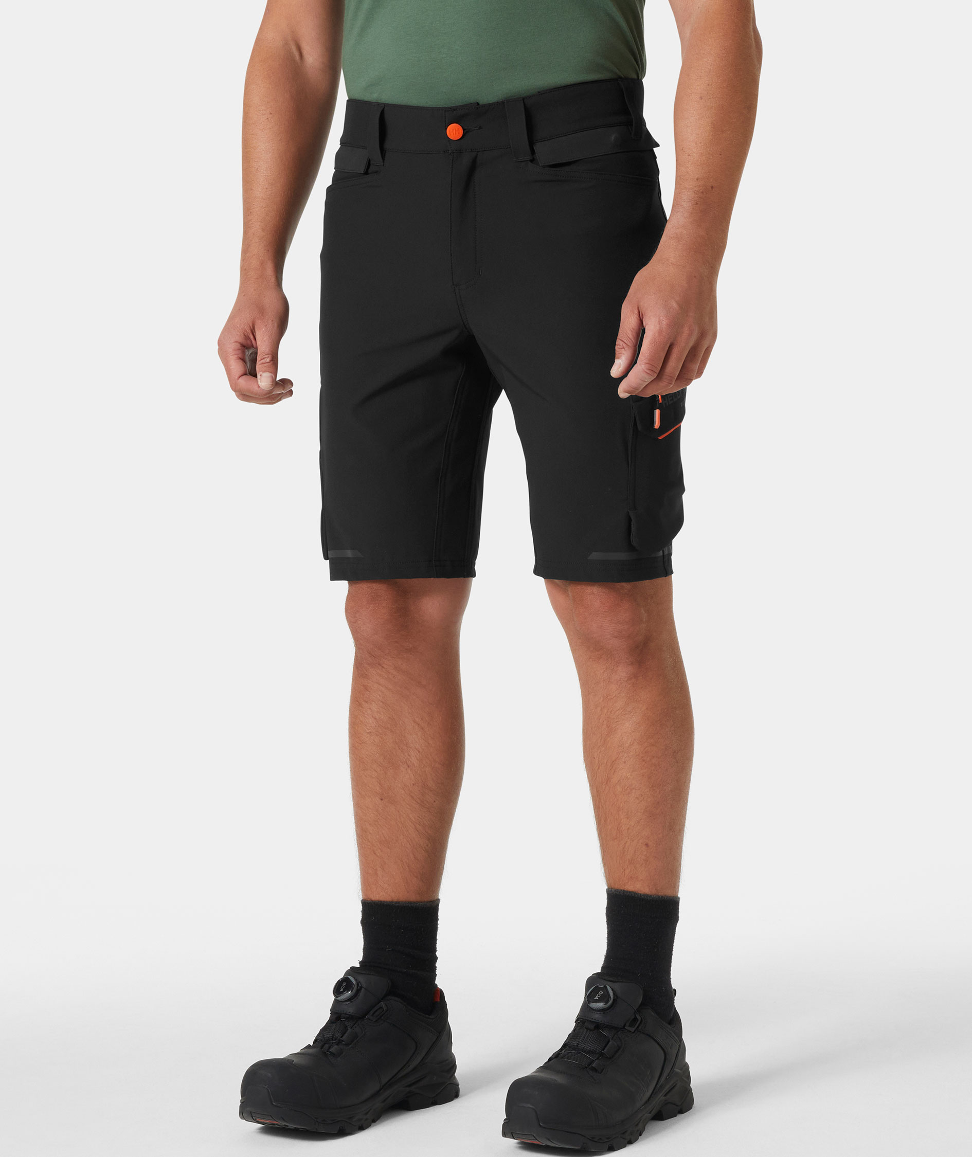 Helly Hansen Kensington Connect&trade; arbeidsshorts, Black/Orange